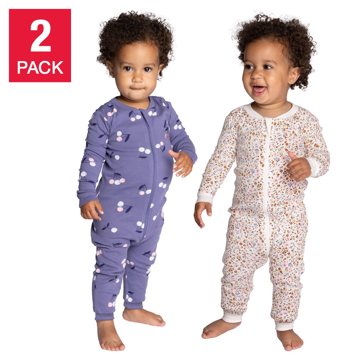 Pekkle Baby 2-pack Cotton Sleepers
