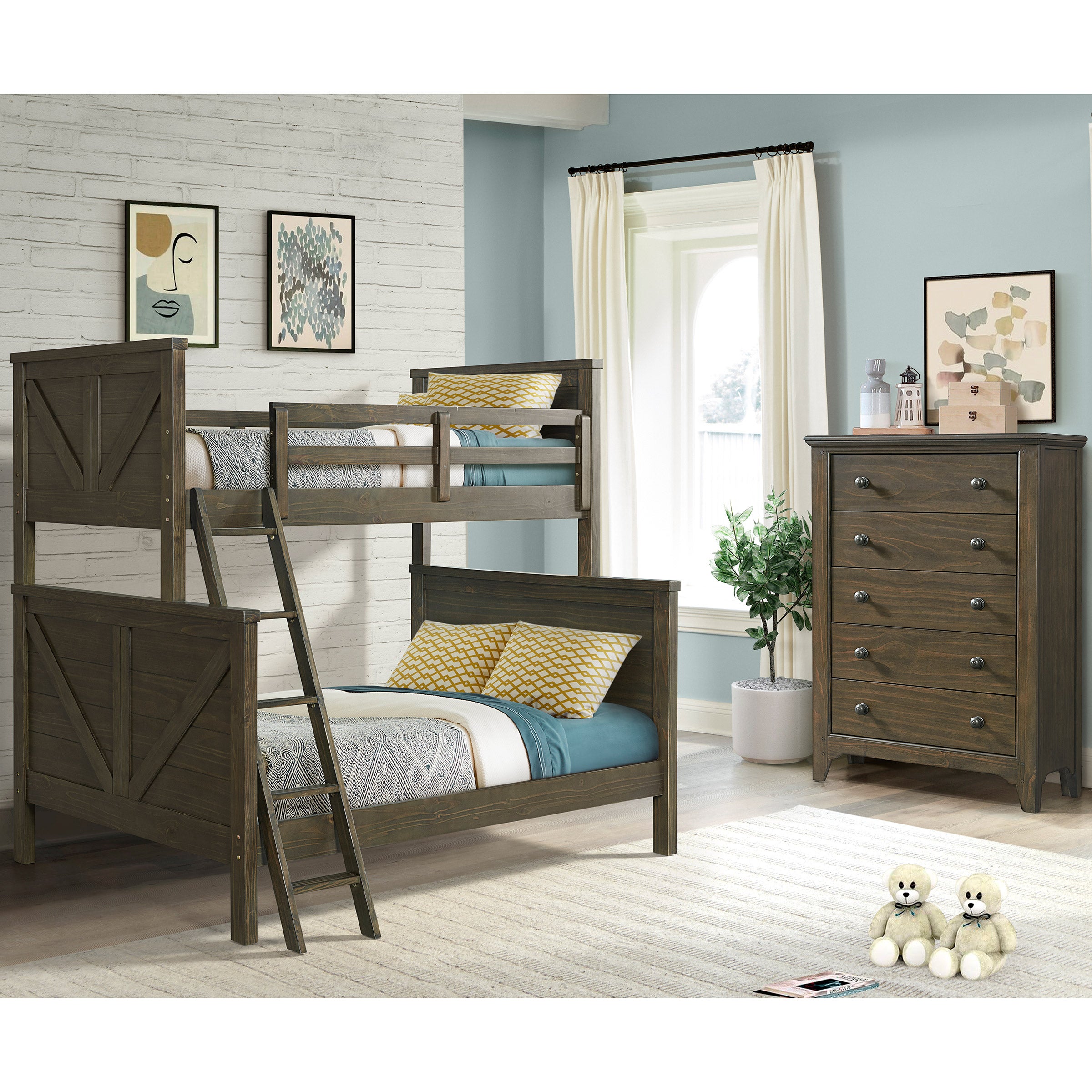 Imagio Home Furniture Durango 2-piece Twin-Full Bunk Set