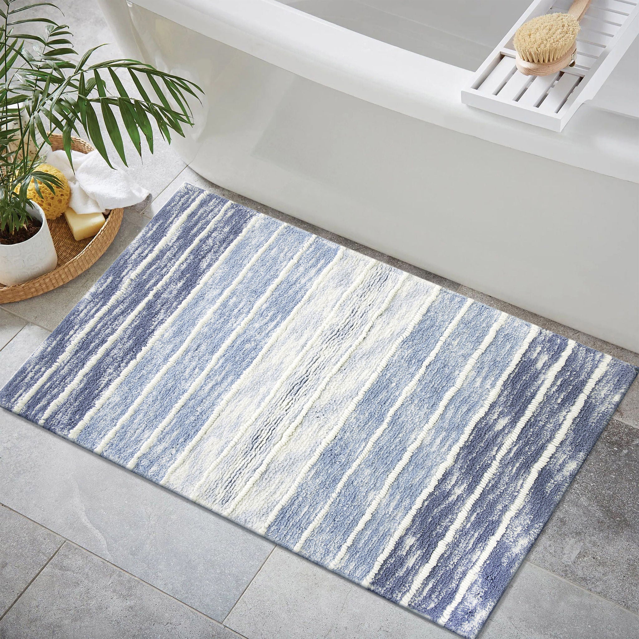 Ombre Space Dye Bath Rug