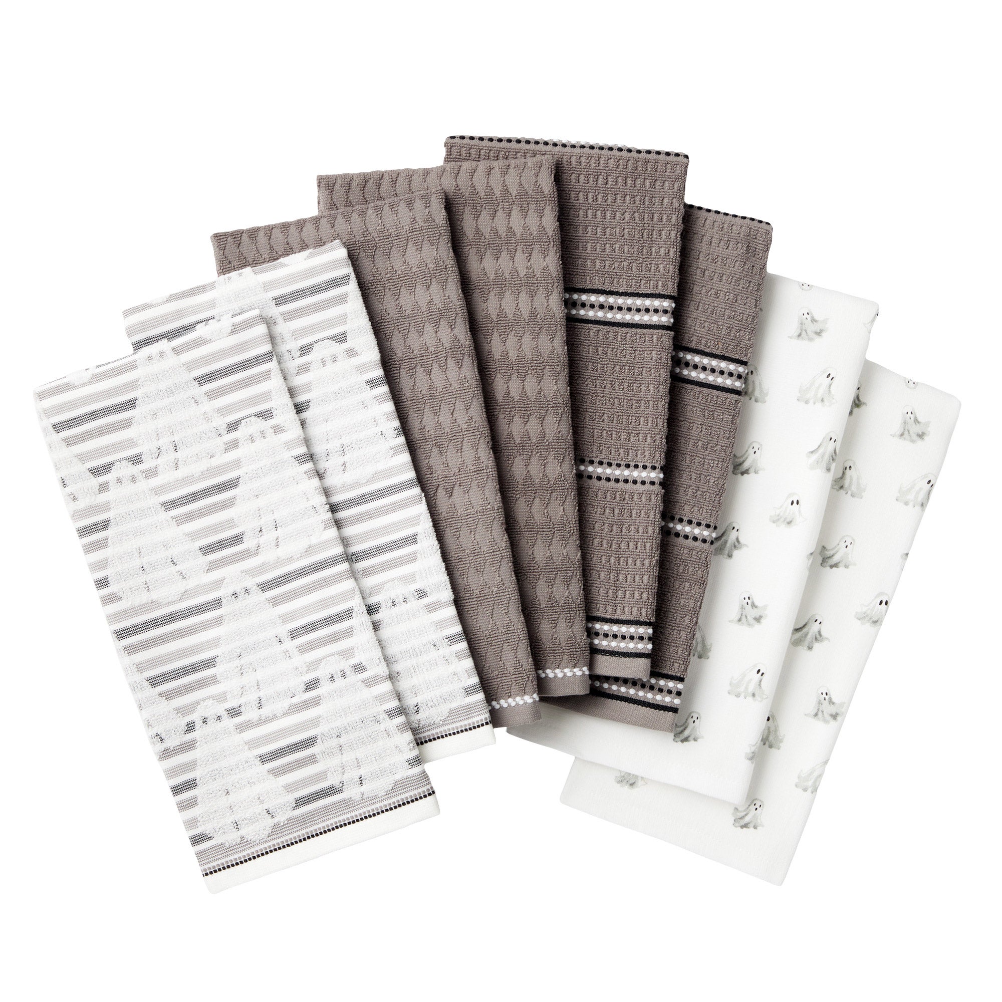 Halloween and Harvest Kitchen Towels, 8-pack