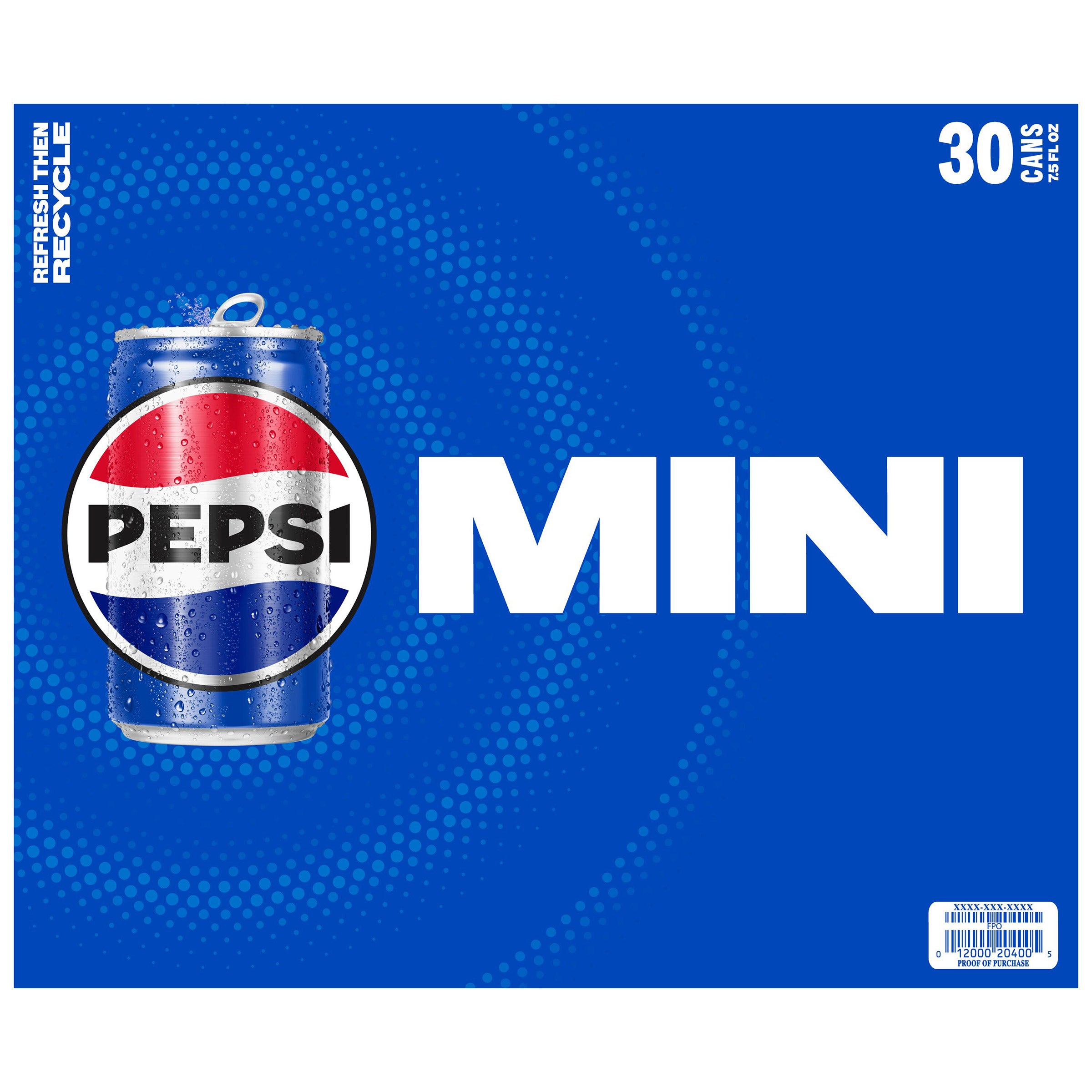 Pepsi Mini, 7.5 fl oz, 30-count