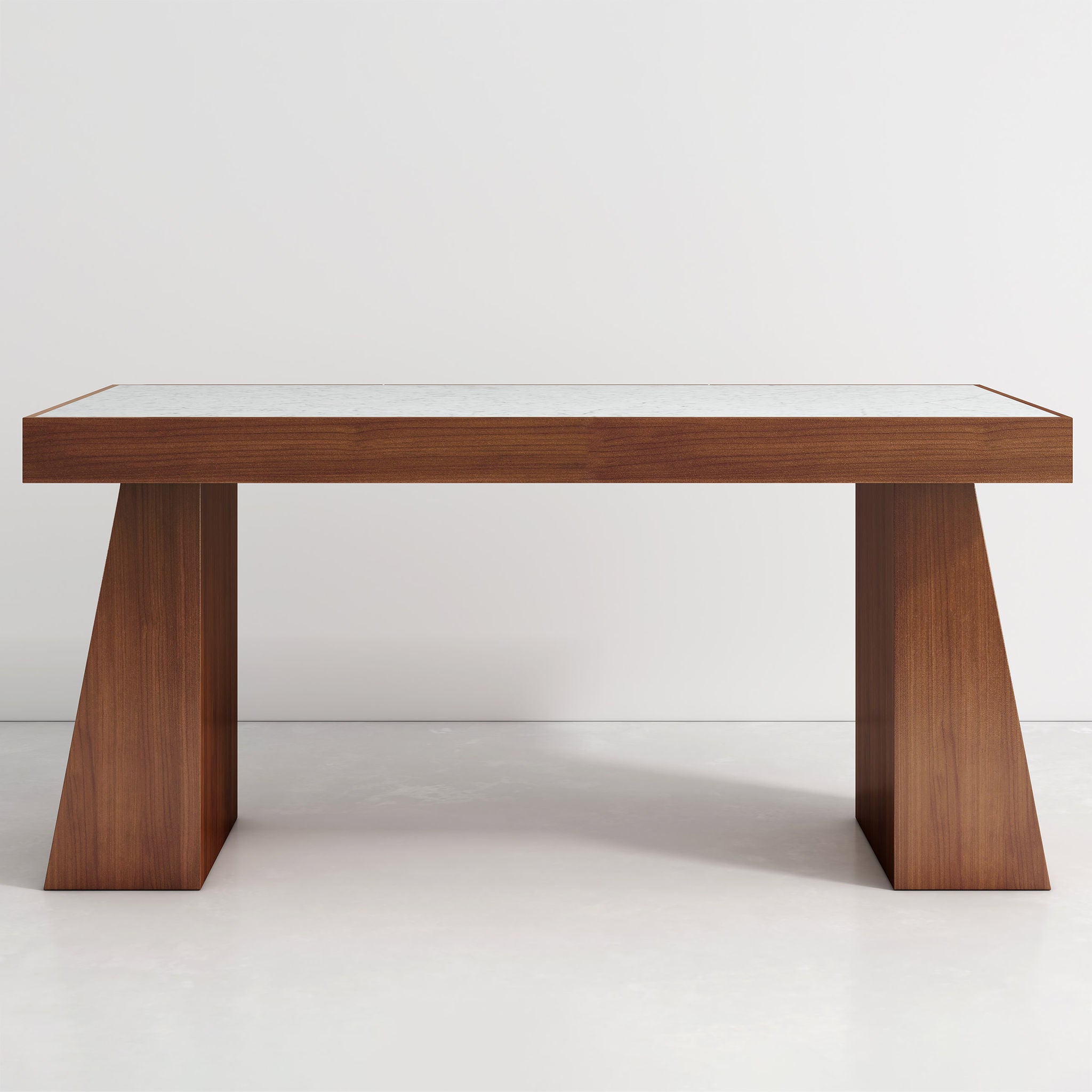 Como 63” Carrara Quartz Desk