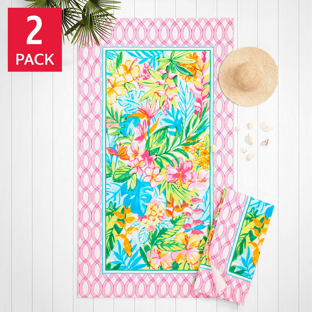 Harbor Bay Beach Towels, 2-pack