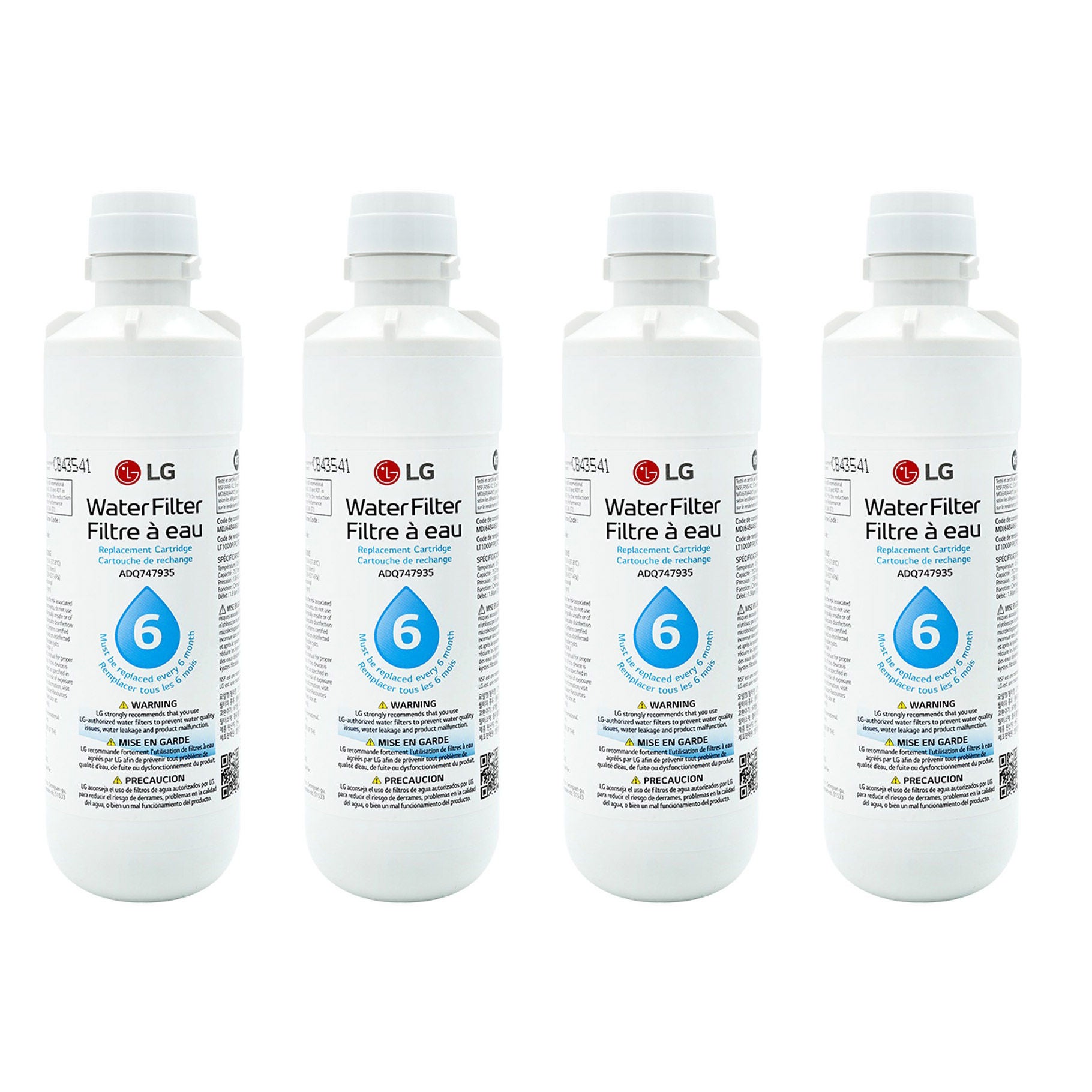 LG LT1000P4 Water Filter, 4-pack