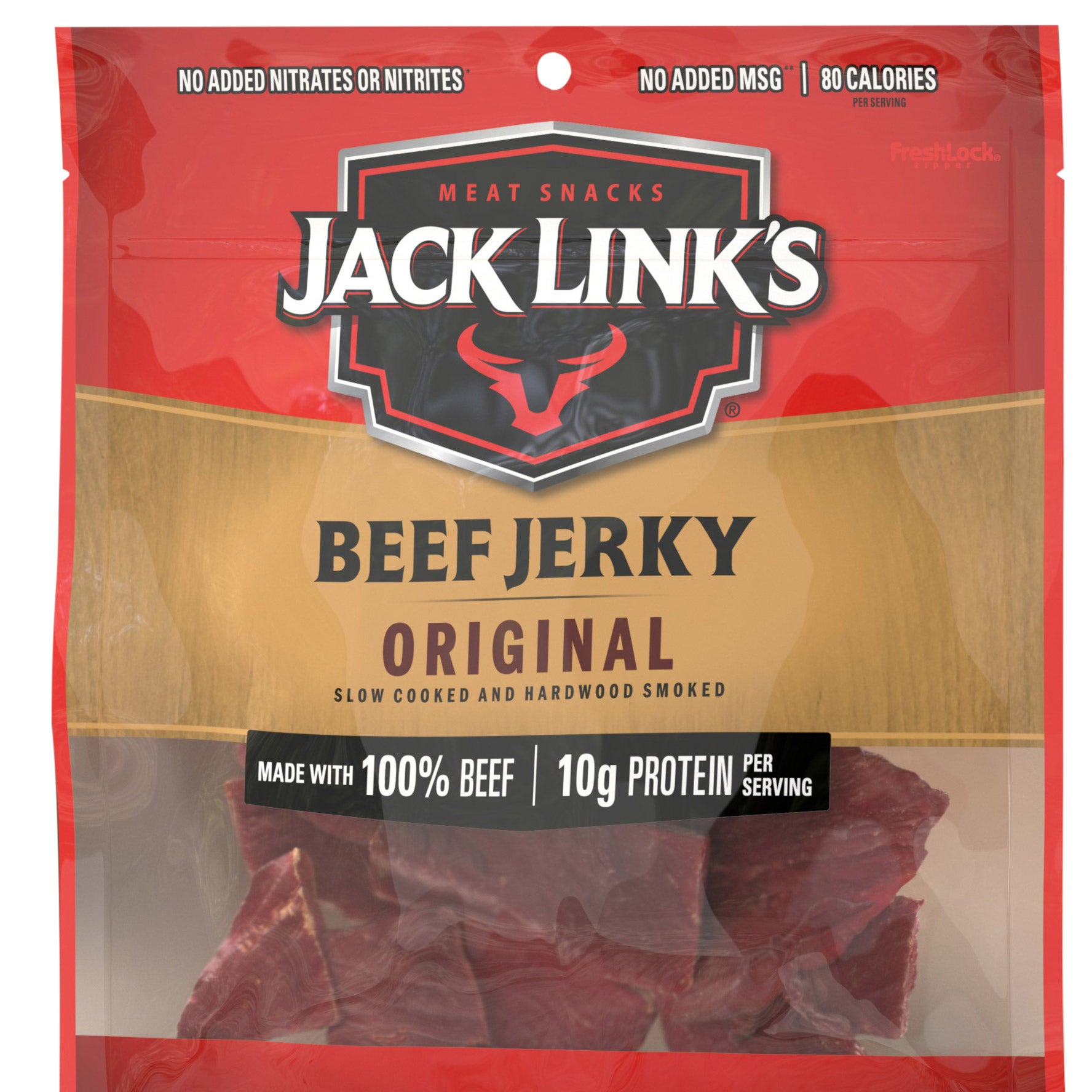 Jack Link's Beef Jerky, Peppered, 3.25 oz, 3-count