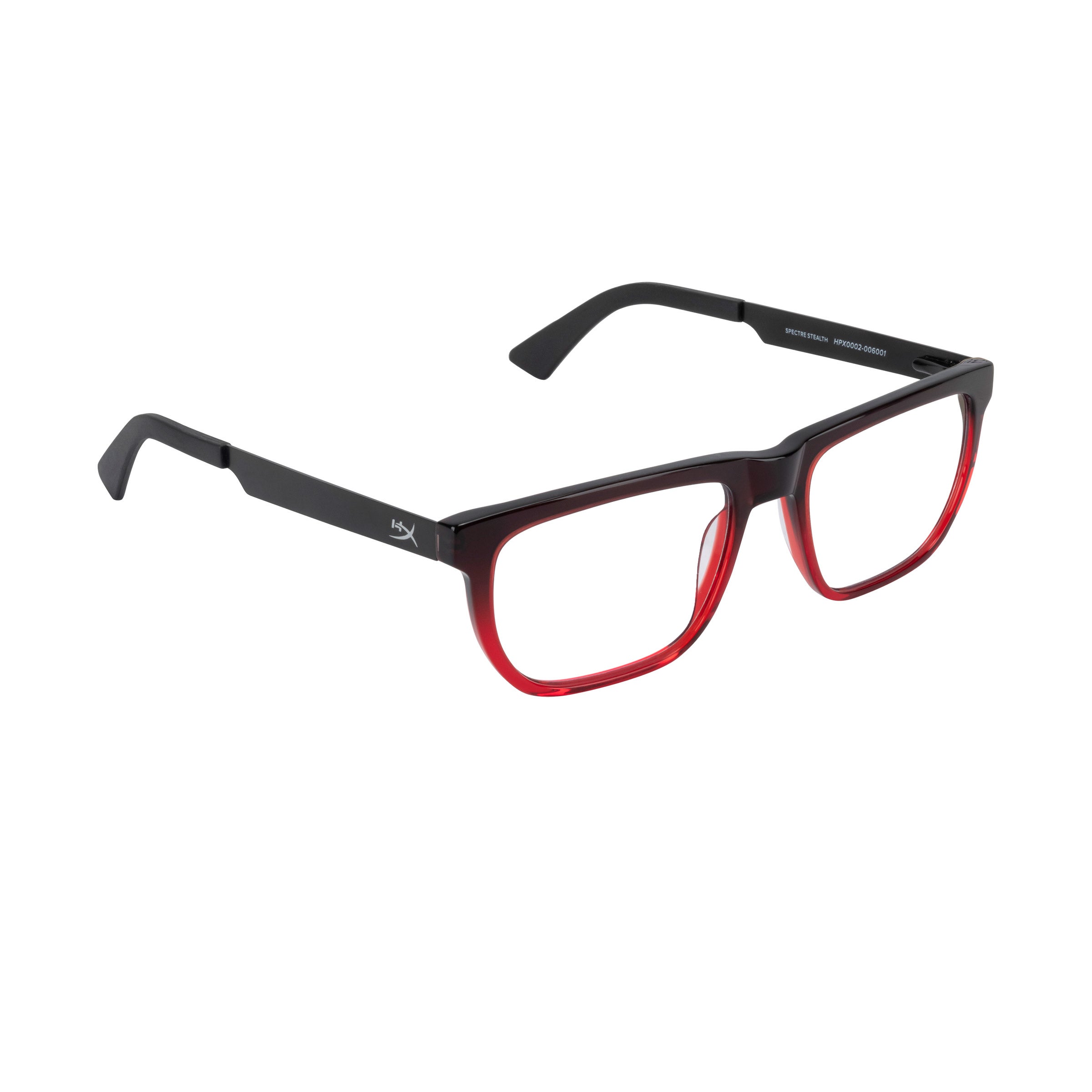 HyperX Spectre Stealth SQ1 Shiny Black with Red Gaming & Computer Eyewear