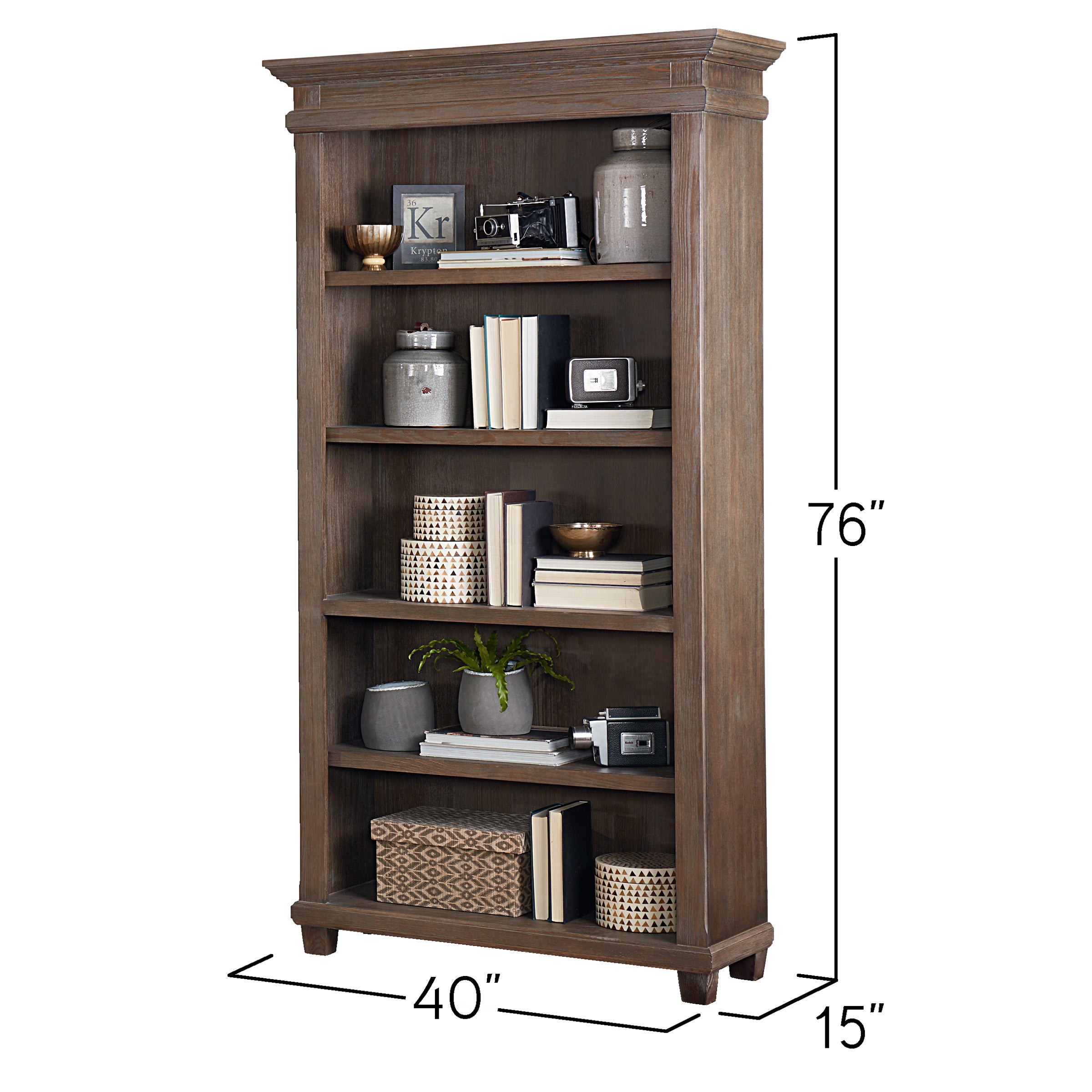 Campton 3-piece Bookcase Wall