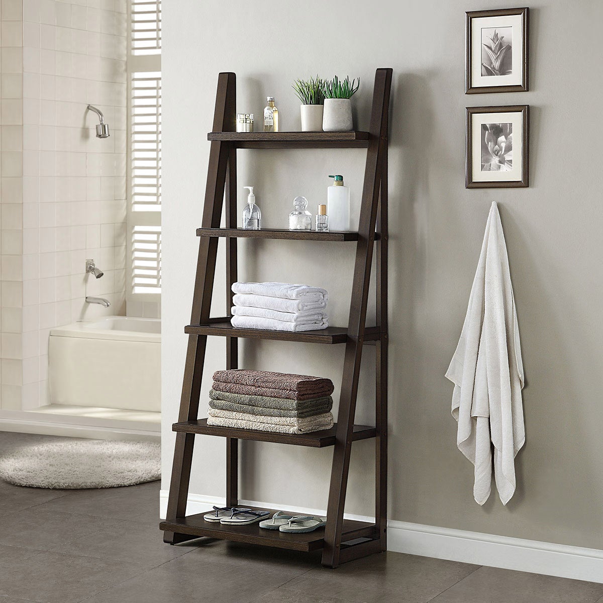 Langston 72" Ladder Bookcase