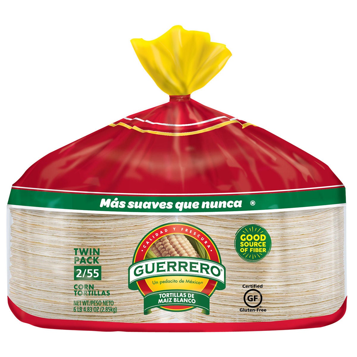 Guerrero 6" Corn Tortillas, White Corn, 110-count