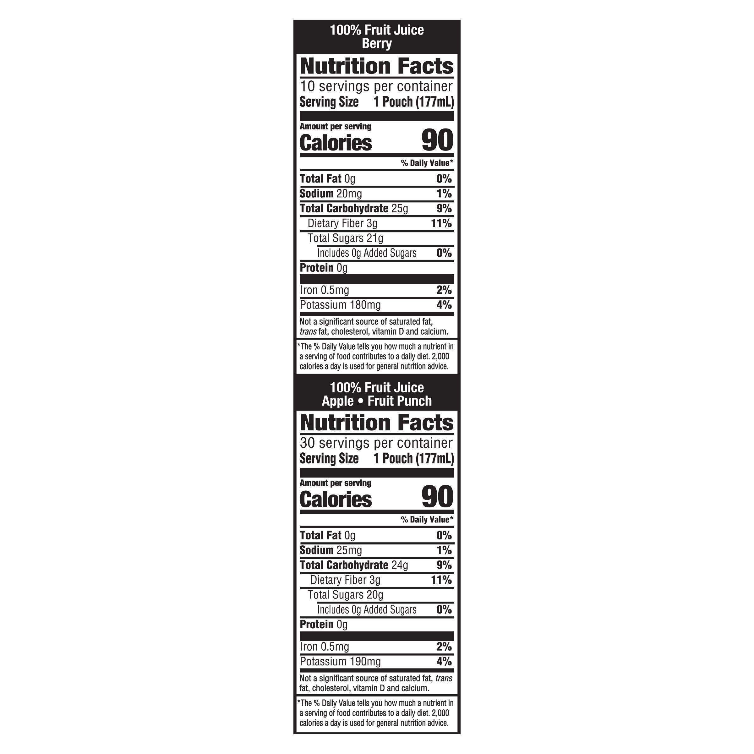 Capri Sun, 100% Juice, Variety Pack, 6 fl oz, 40-count