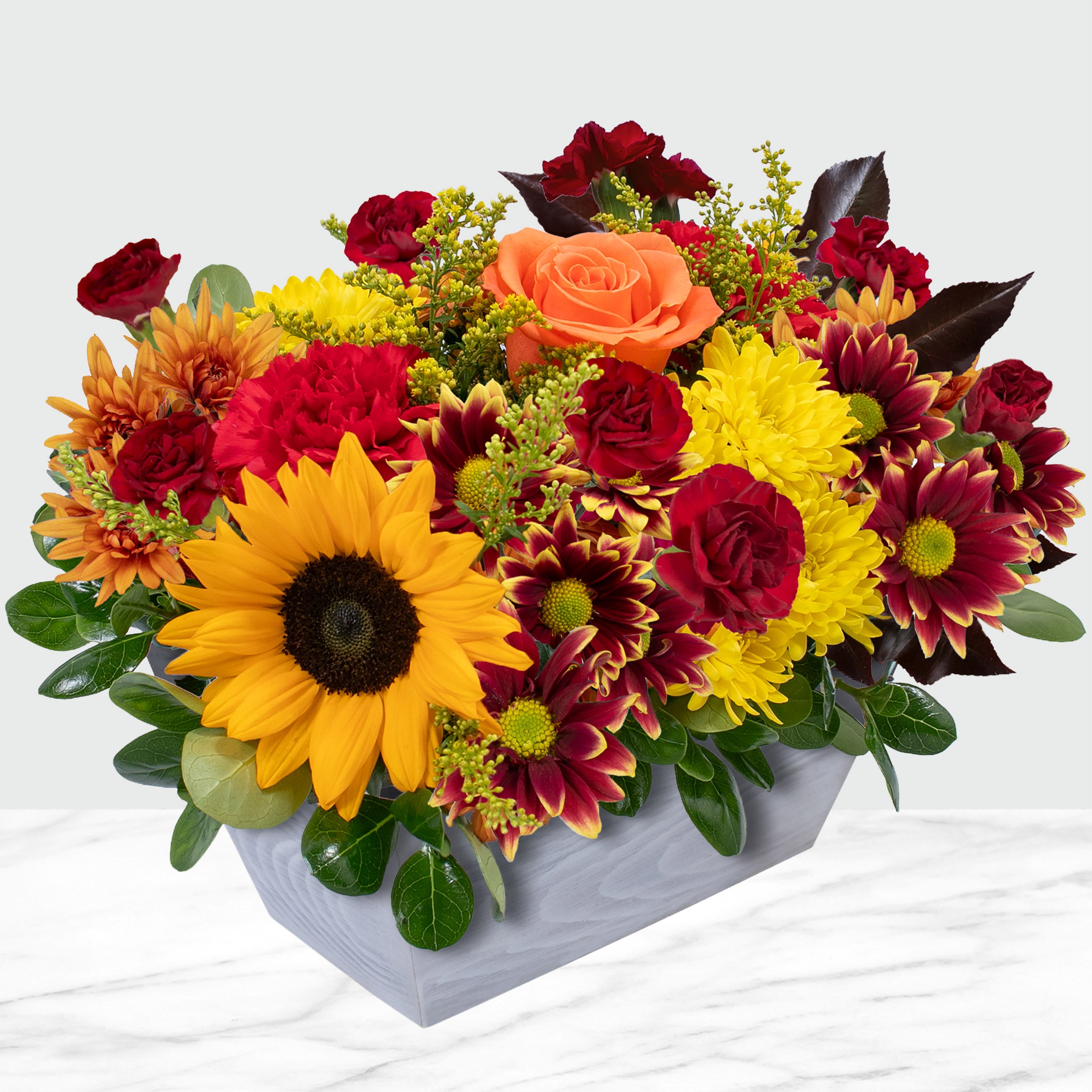 Fall Sunset Floral Arrangement