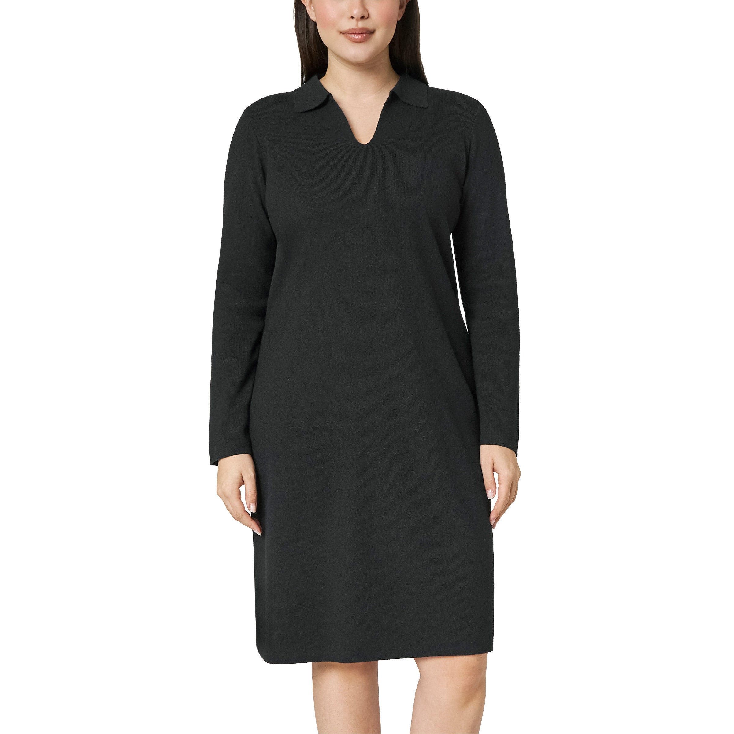 Mondetta Women's V-Neck Sweater Dress