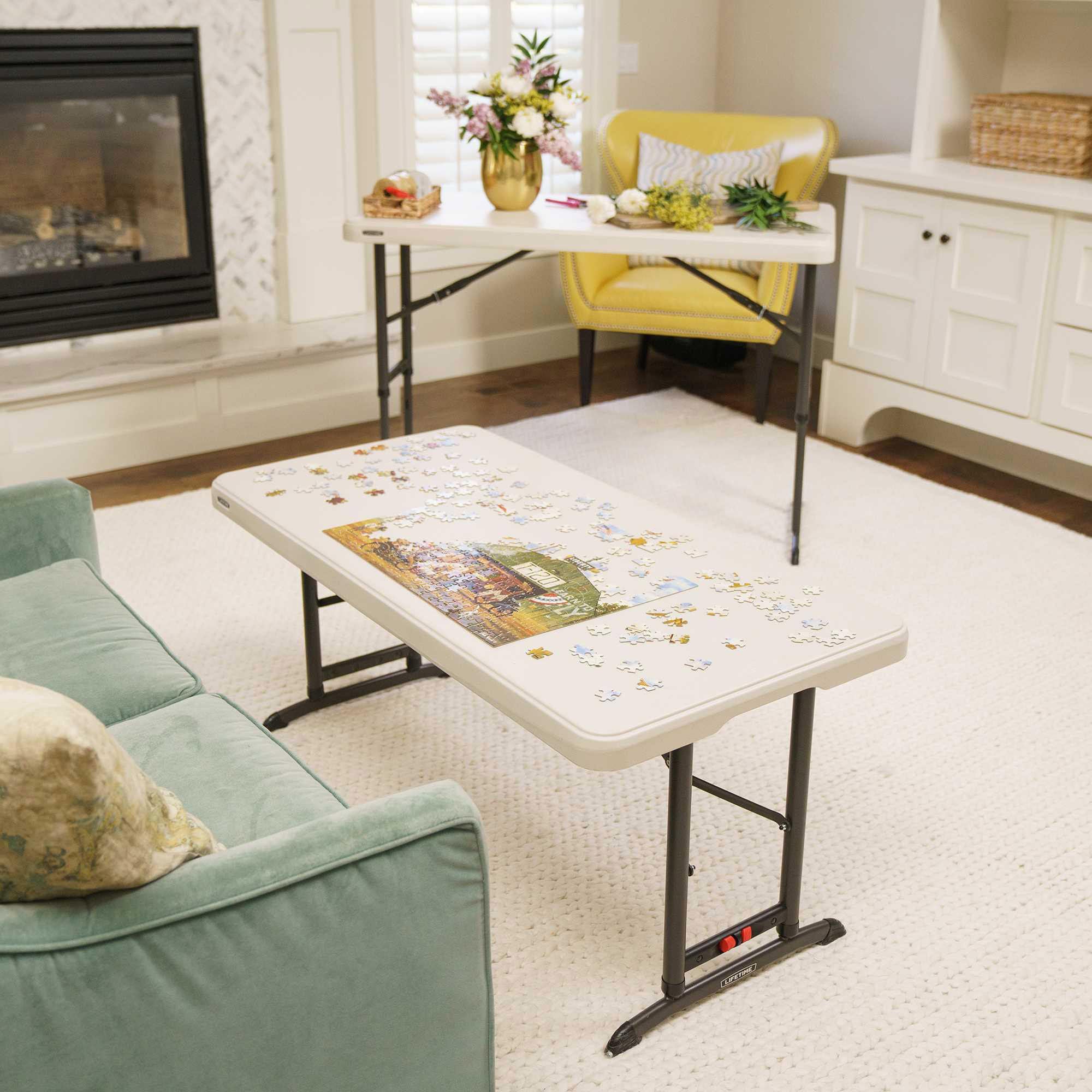 Lifetime Commercial 4' Adjustable Height Table, 2-pack