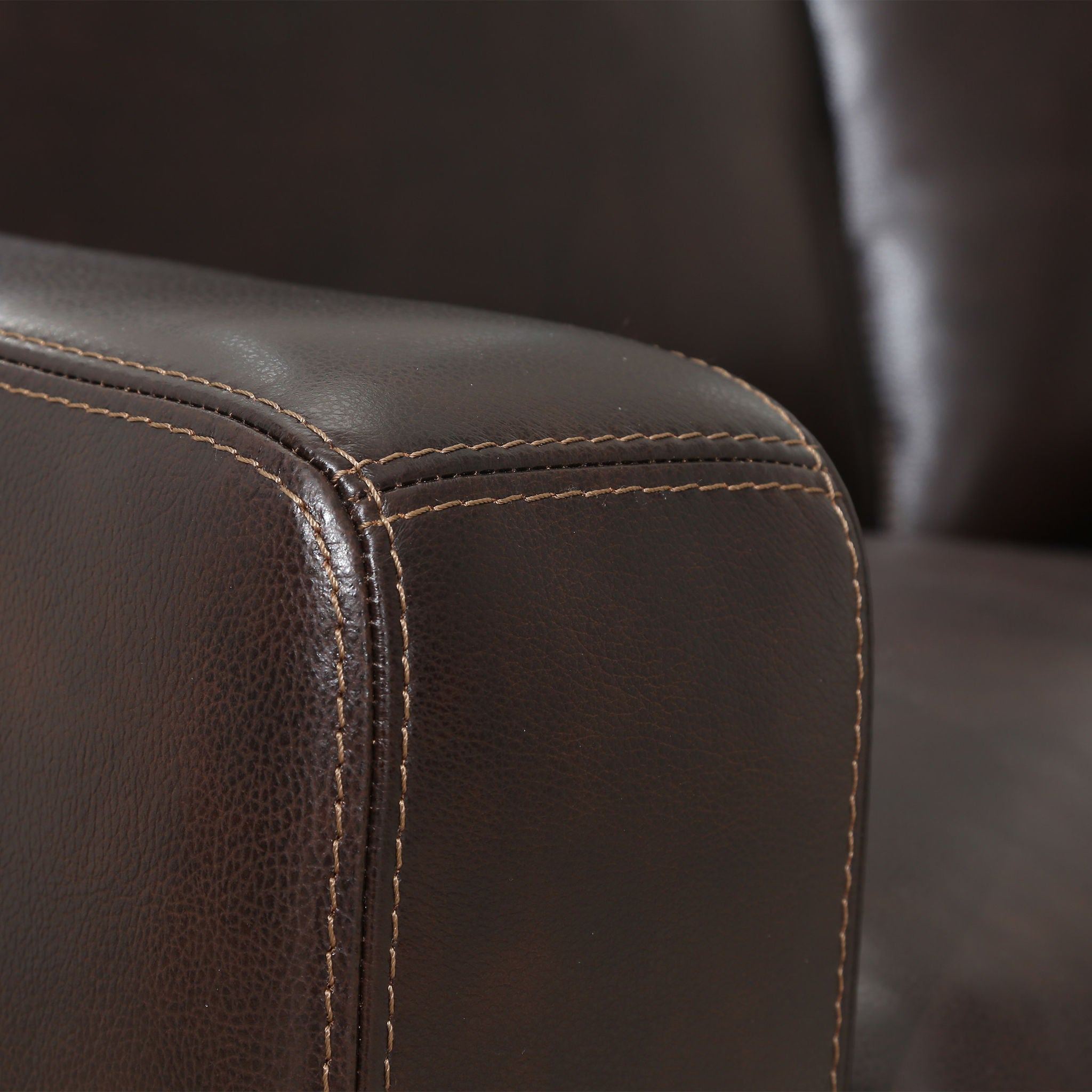 Chanton Leather Loveseat