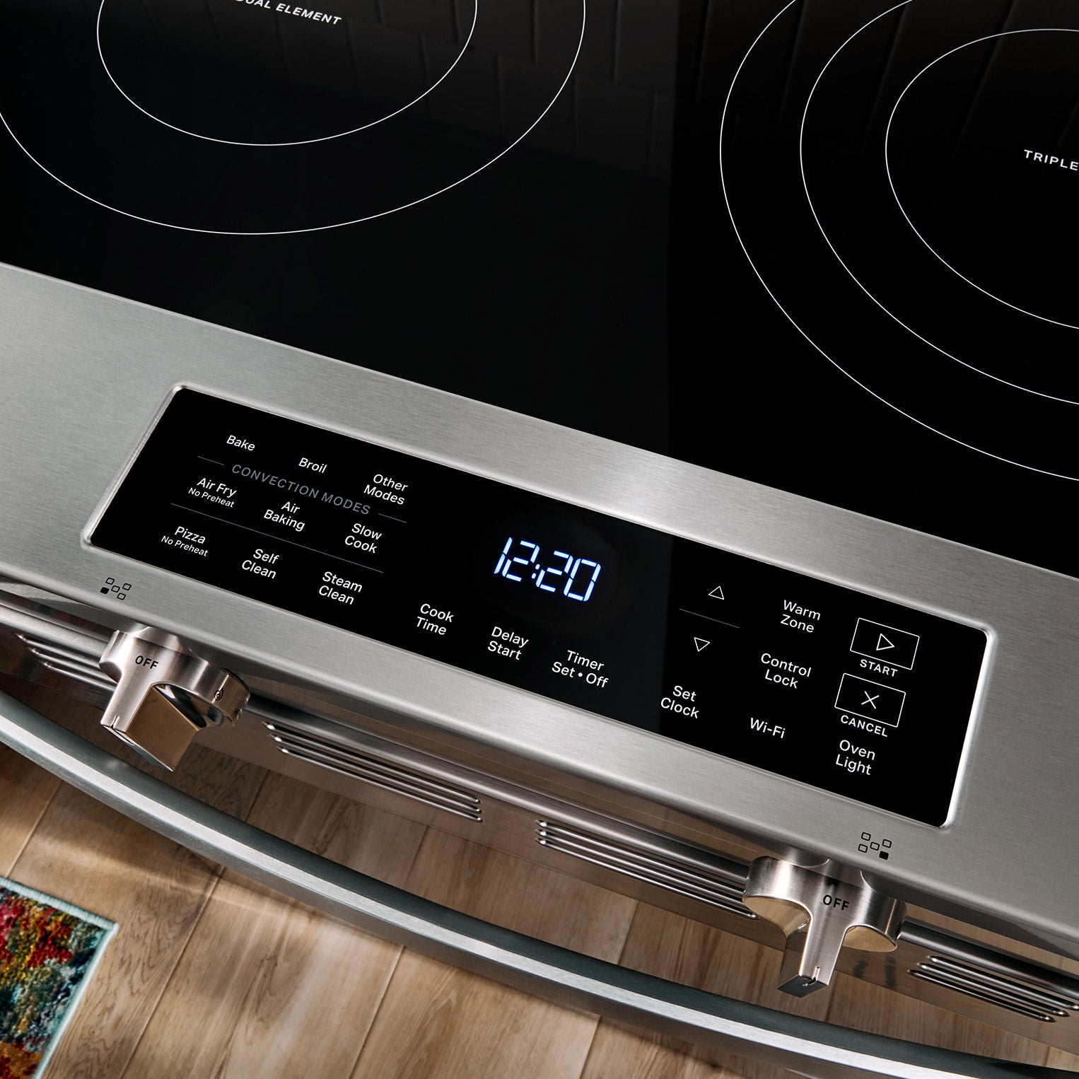 Whirlpool 5.3 cu. ft. Slide-in Electric Range with Air Cooking Technology
