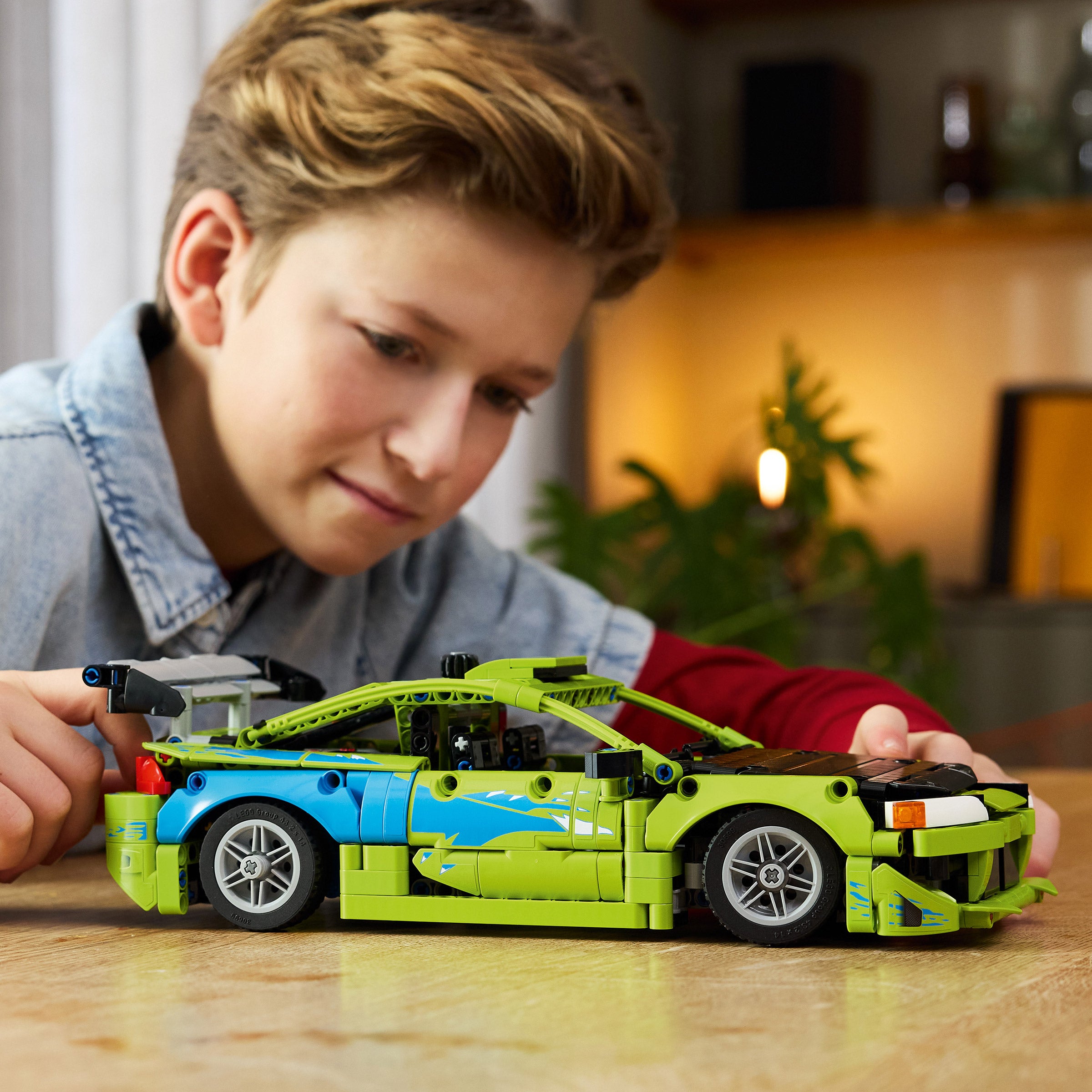LEGO Custom Garage Mustang & Fast and Furious Mitsubishi Eclipse Bundle