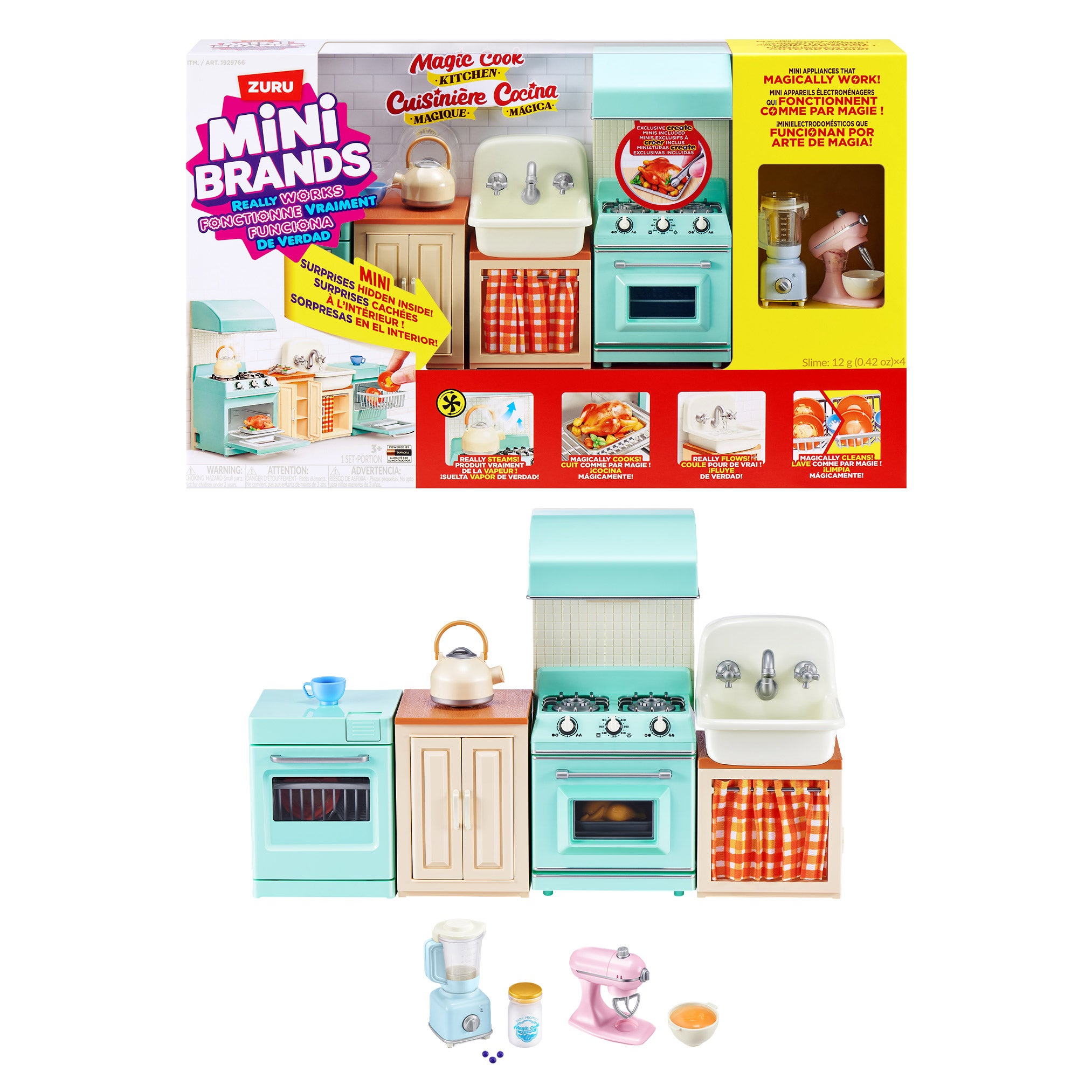 Mini Brands Kitchen Playset with Mixer and Blender