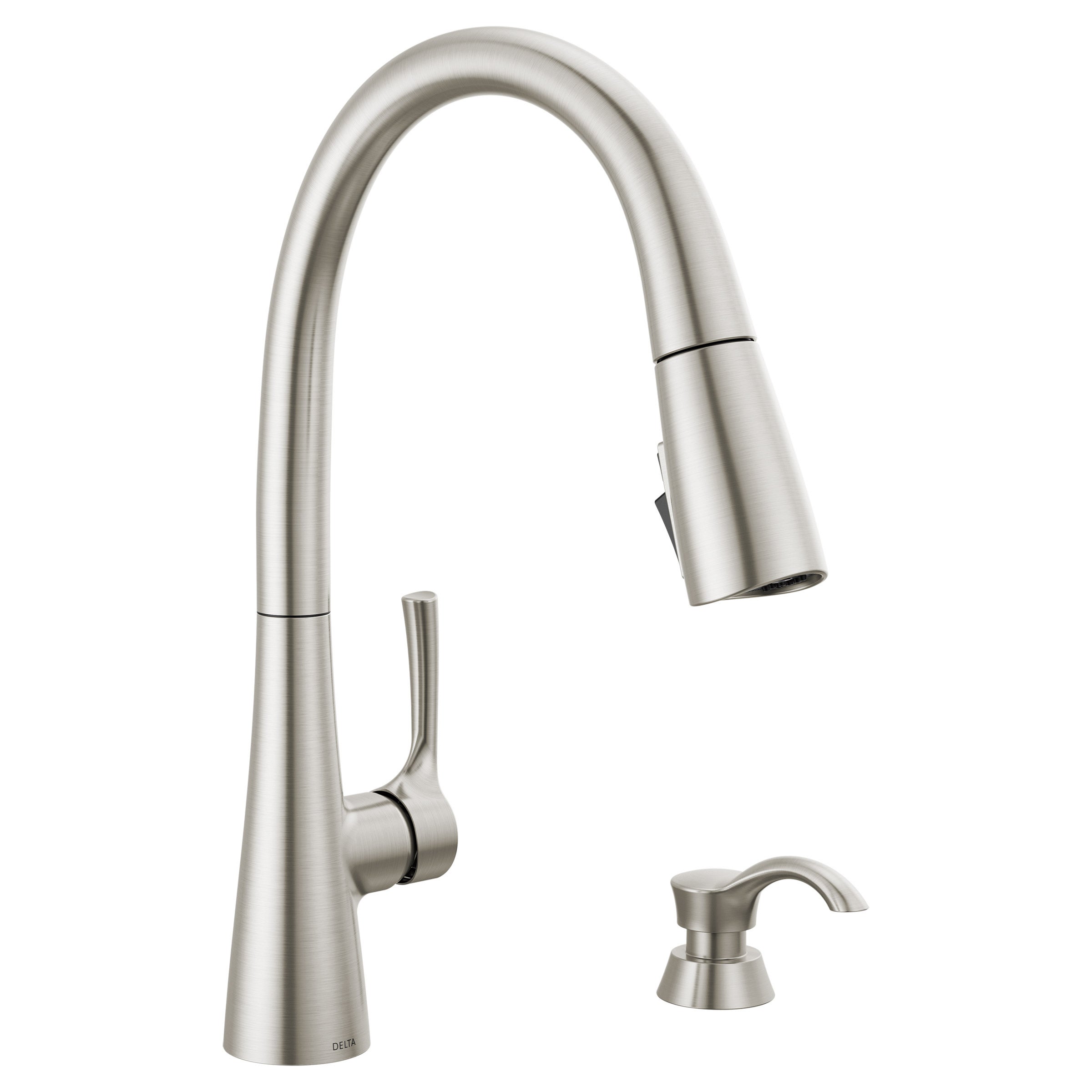 Delta Auburn Pull Down Kitchen Faucet and Soap Dispenser