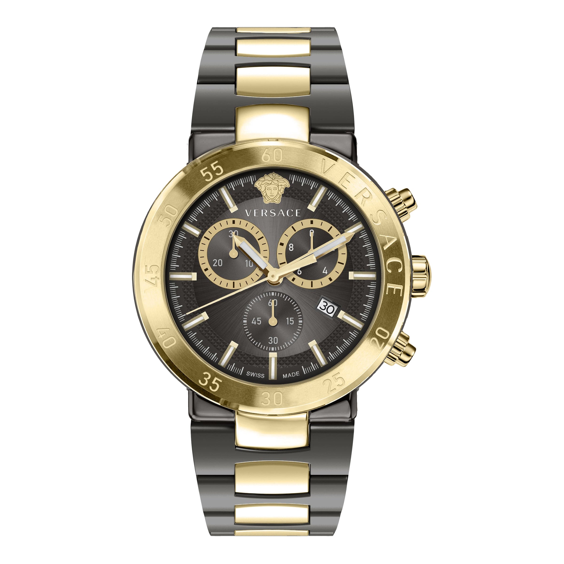 Versace Urban Mystique Chronograph IP Stainless Steel Men's Quartz Watch