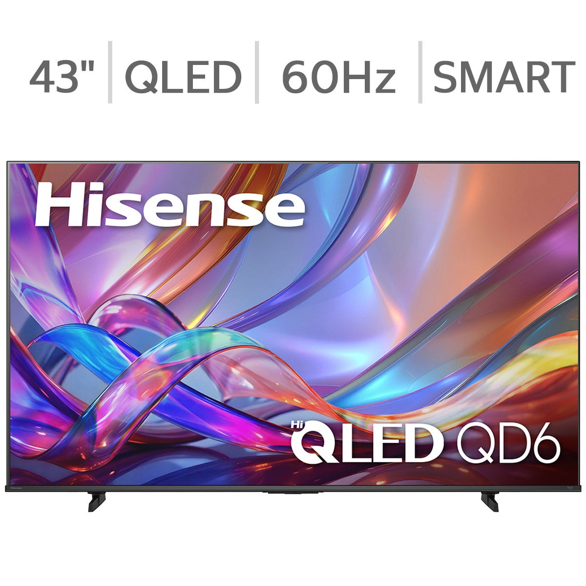 Hisense 43" Class - QD65 Series - 4K Hi-QLED Smart TV - Allstate 3-Year Protection Plan Bundle Included for 5 Years of Total Coverage*