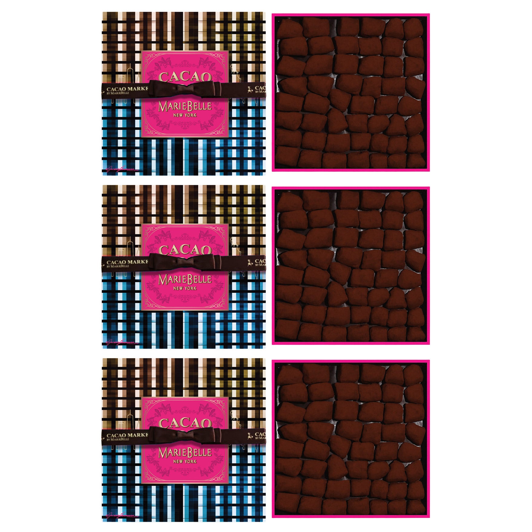 Cacao Market by MarieBelle New York Dark Chocolate Truffles, 15.8 oz., 3-pack