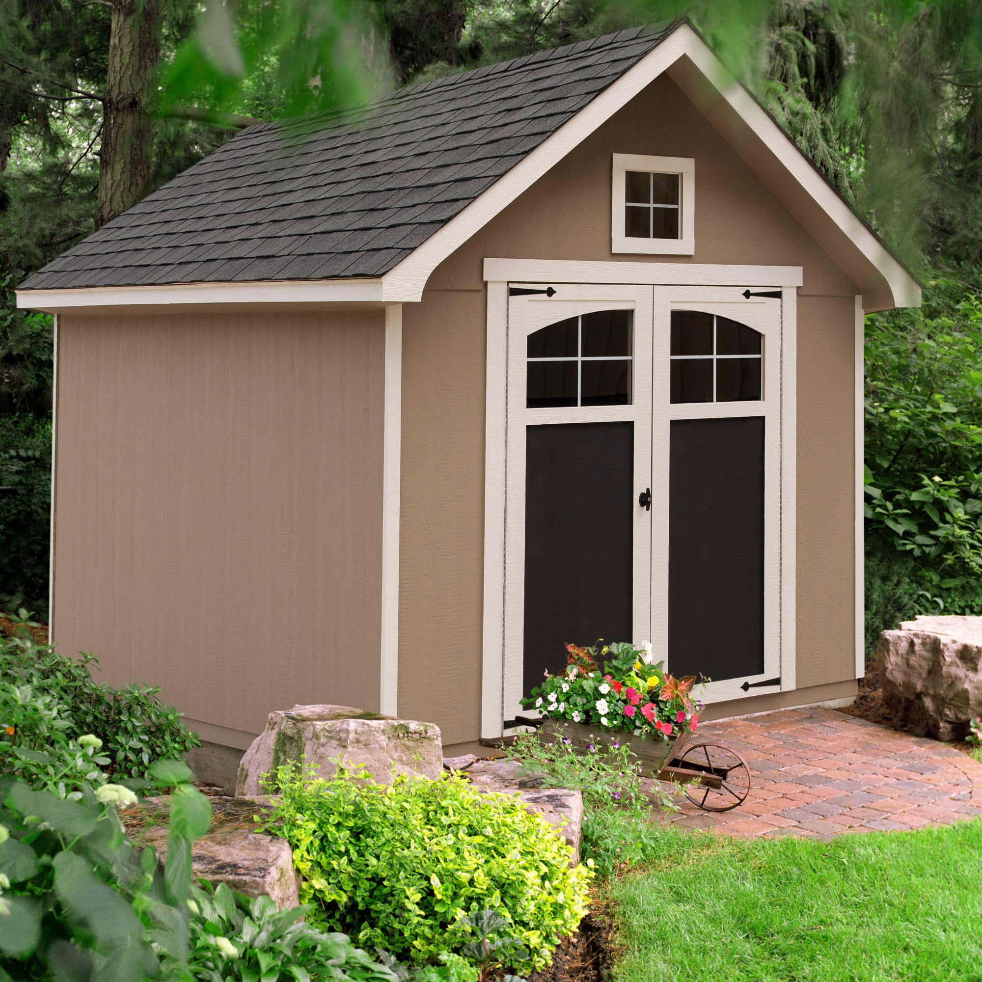 Ridgepointe Wood Storage Shed – Do It Yourself Assembly