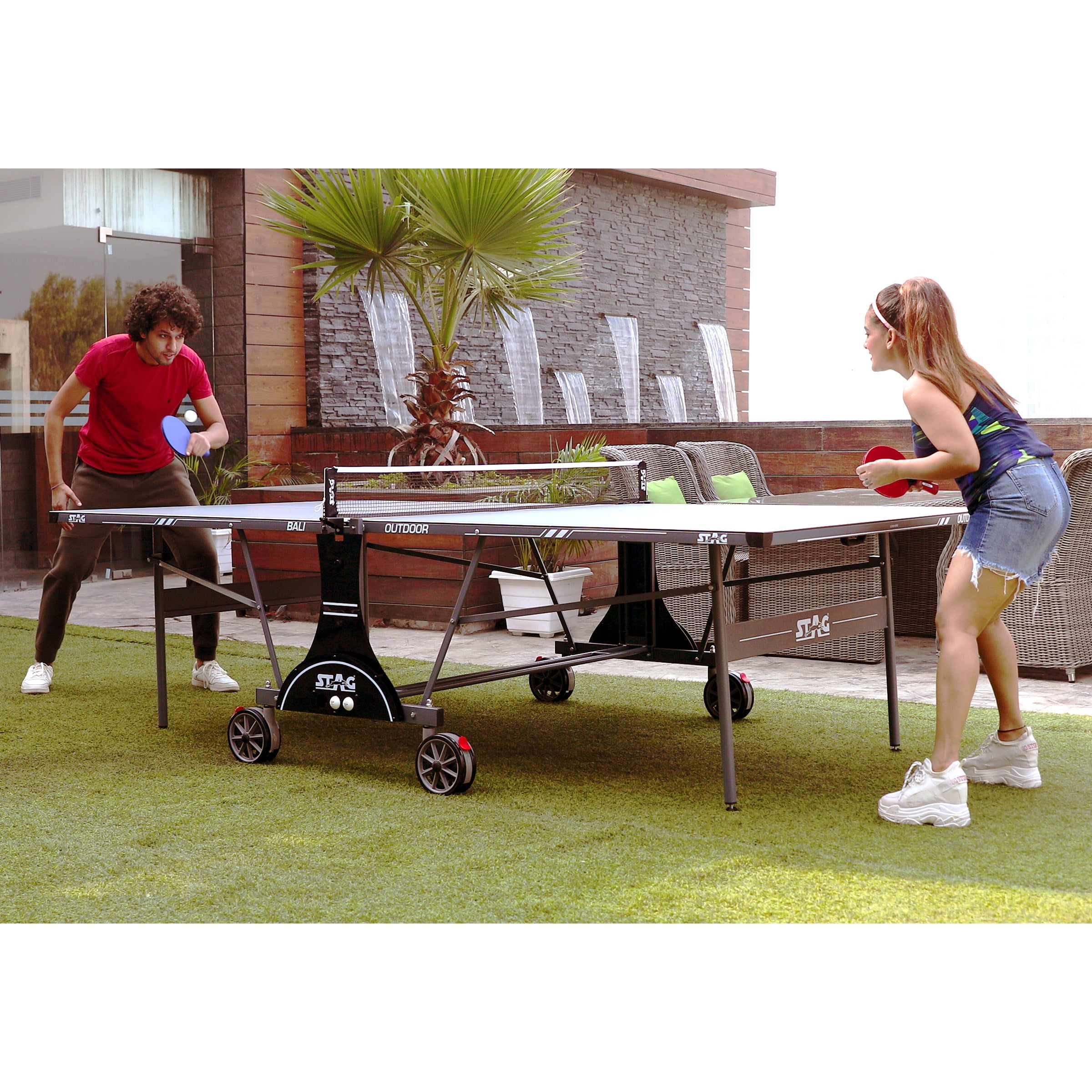 Stag Bali Indoor Outdoor Table Tennis Bundle