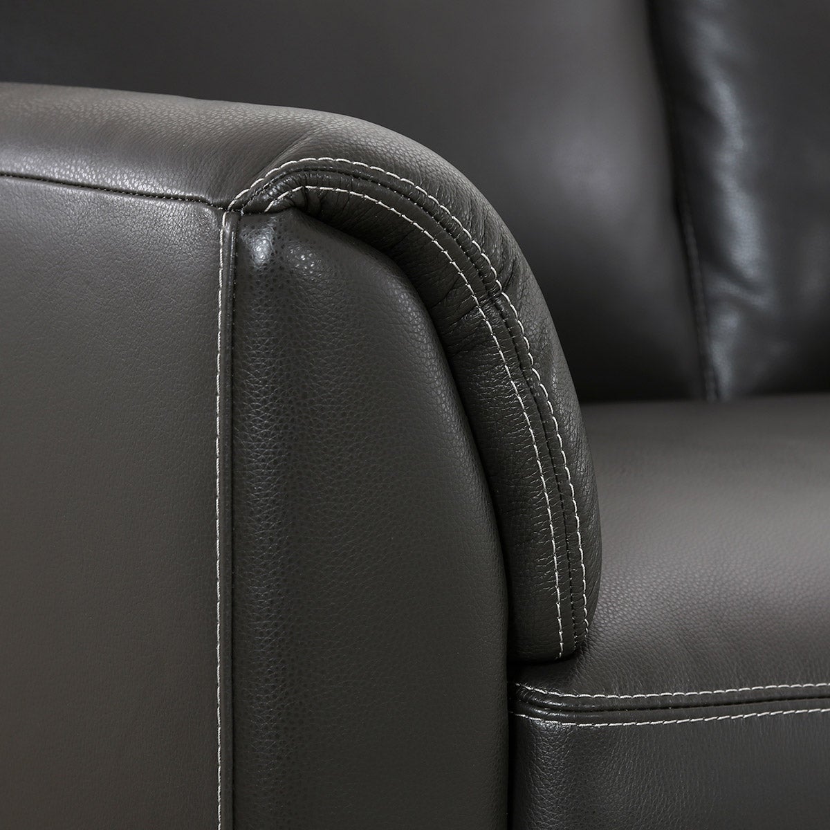 Jordane Leather Loveseat