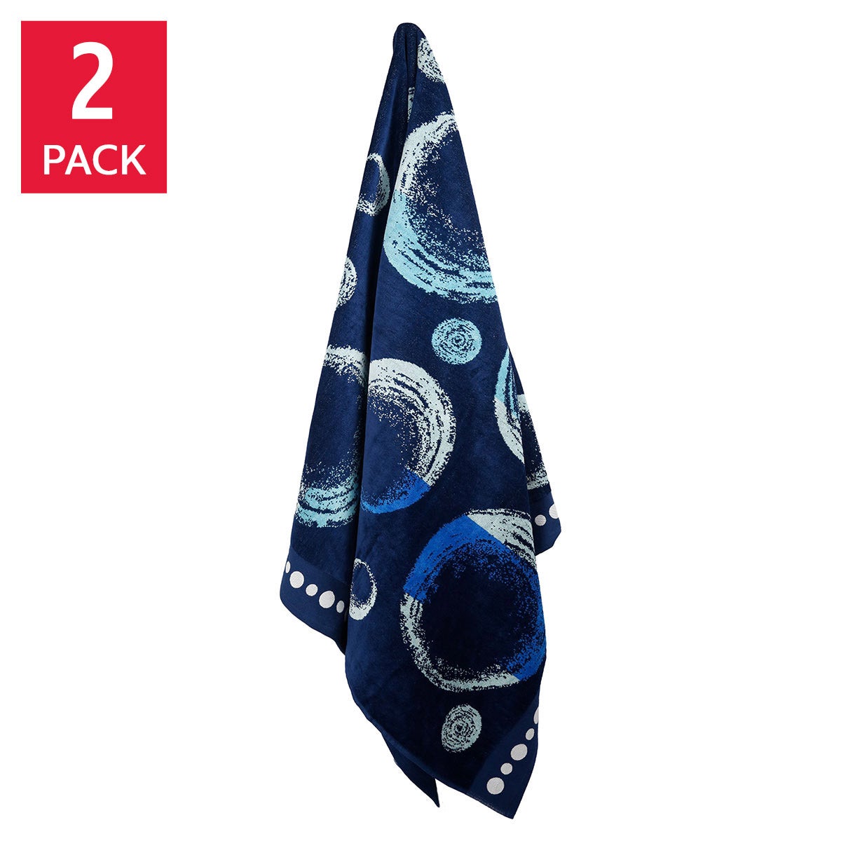 Trident Beach Towel, 2-pack