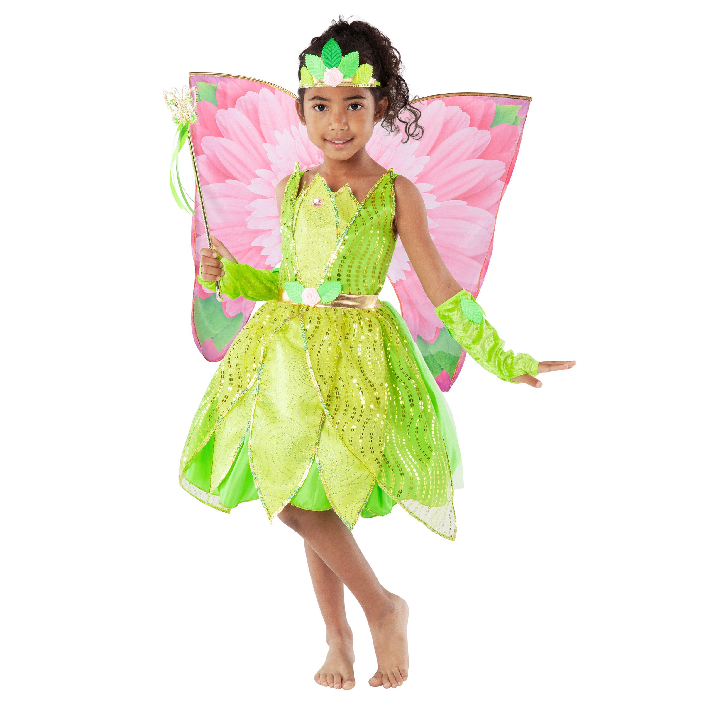 Teetot Green Pixie Fairy Child Costume