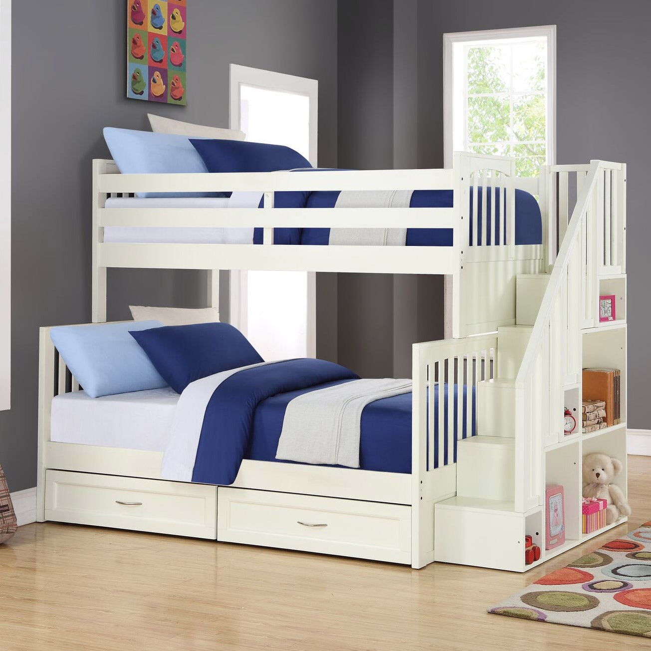 Caramia Kids Emily Staircase Bunk Bed