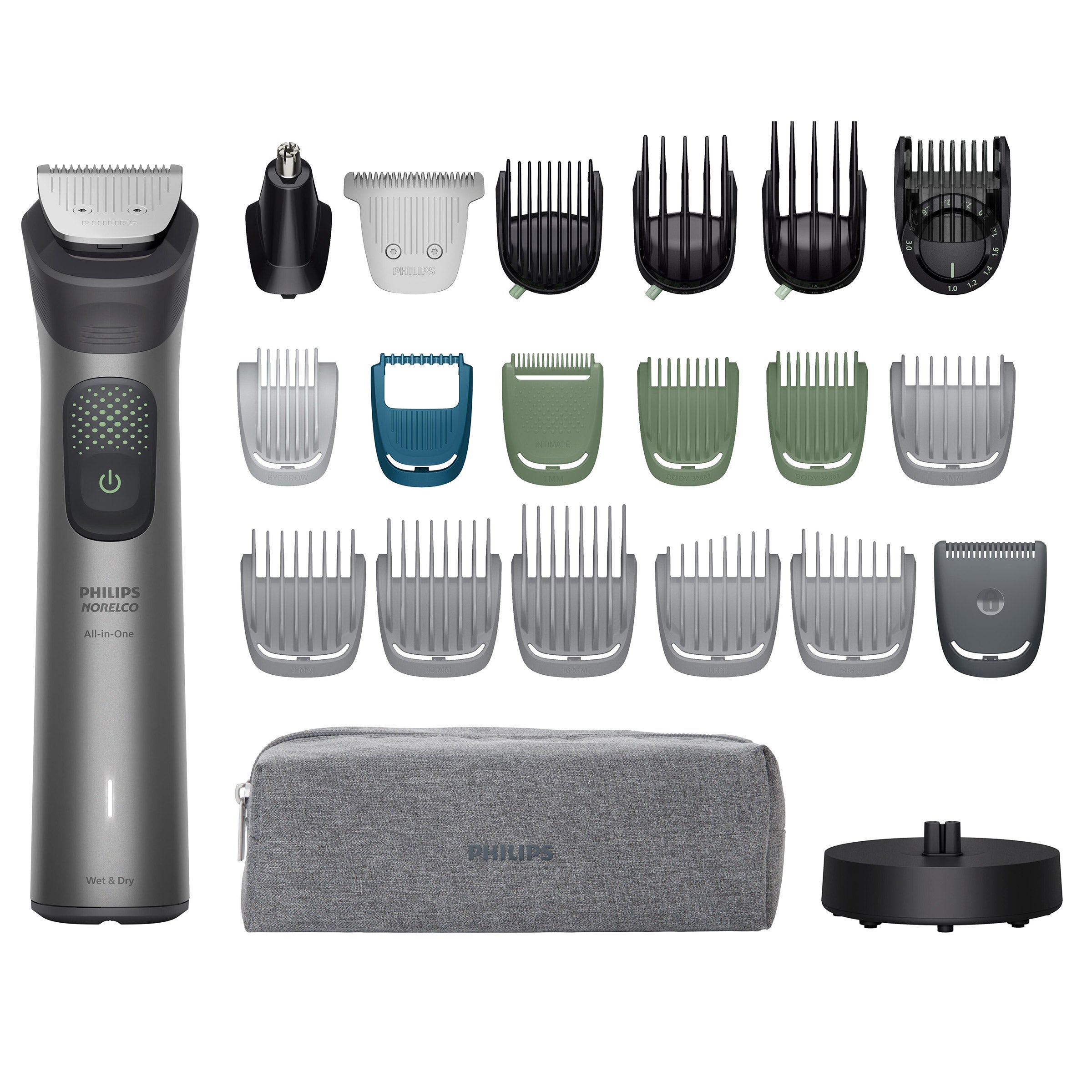 Philips Norelco All-in-One Electric Shaver and Trimmer with 24 Attachments