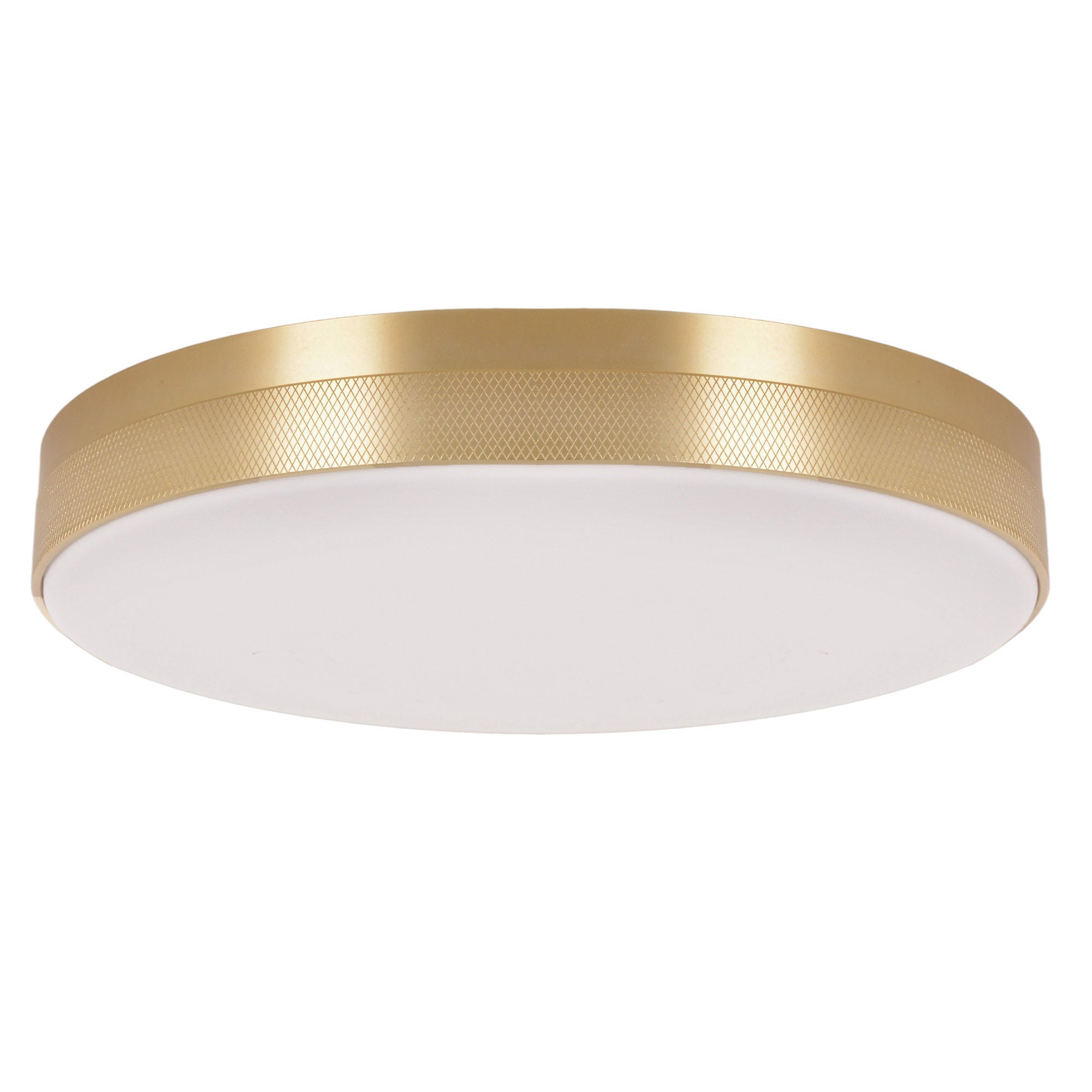 Energetic Lighting 14" Knurled Edge Flush with Selectable CCT