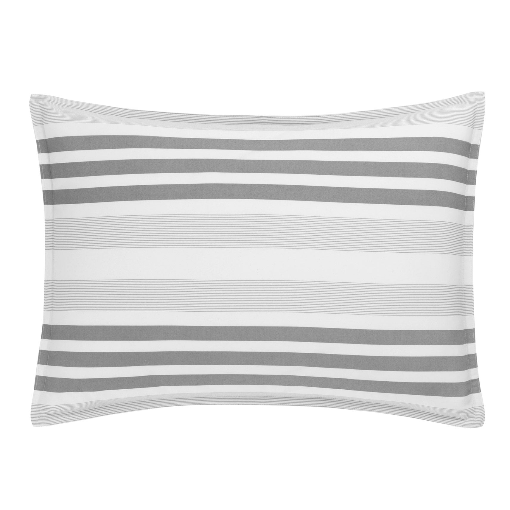 Thomasville Relaxed Comforter Set, Gray Stripe