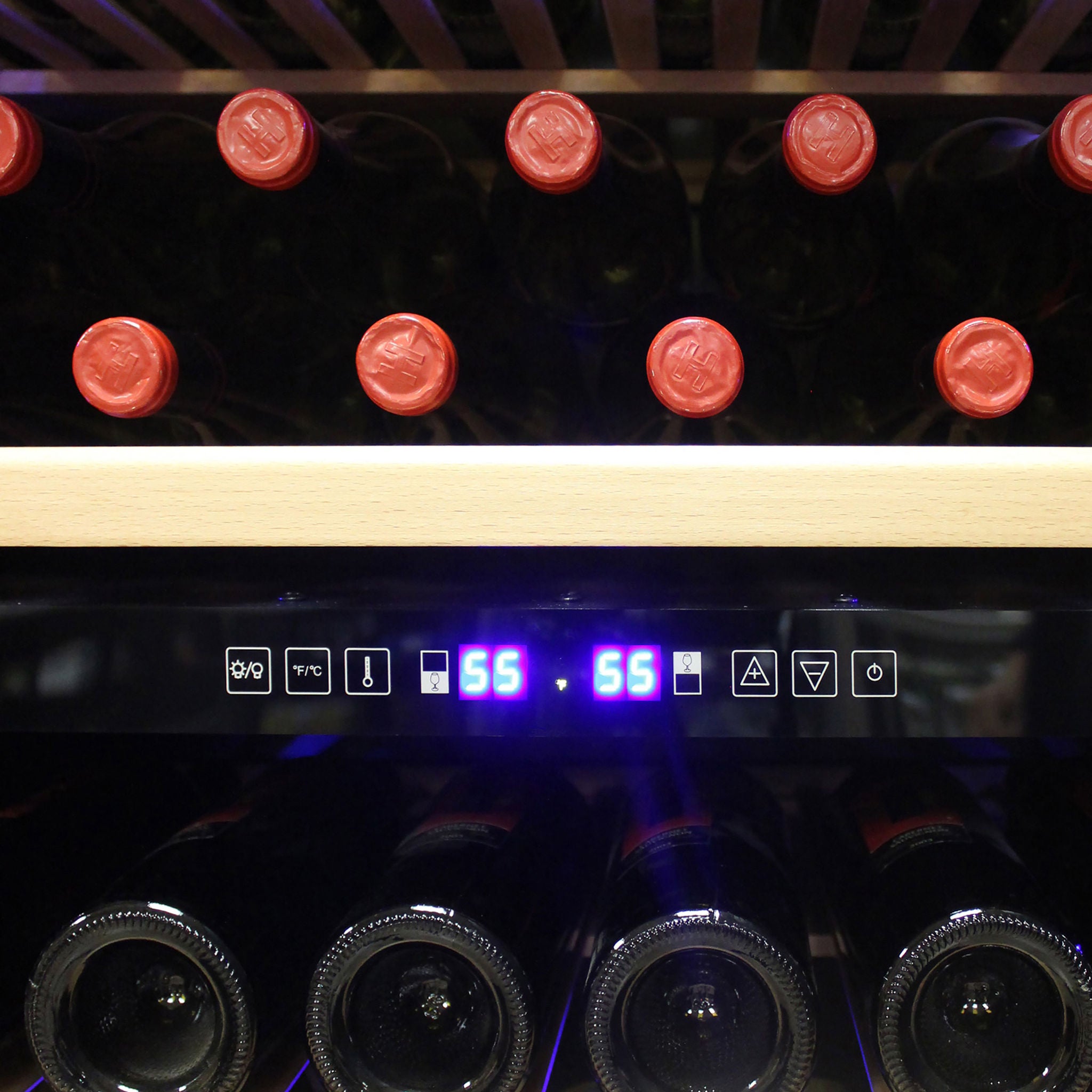 Vinotemp 300-Bottle Dual Zone Wine Cooler