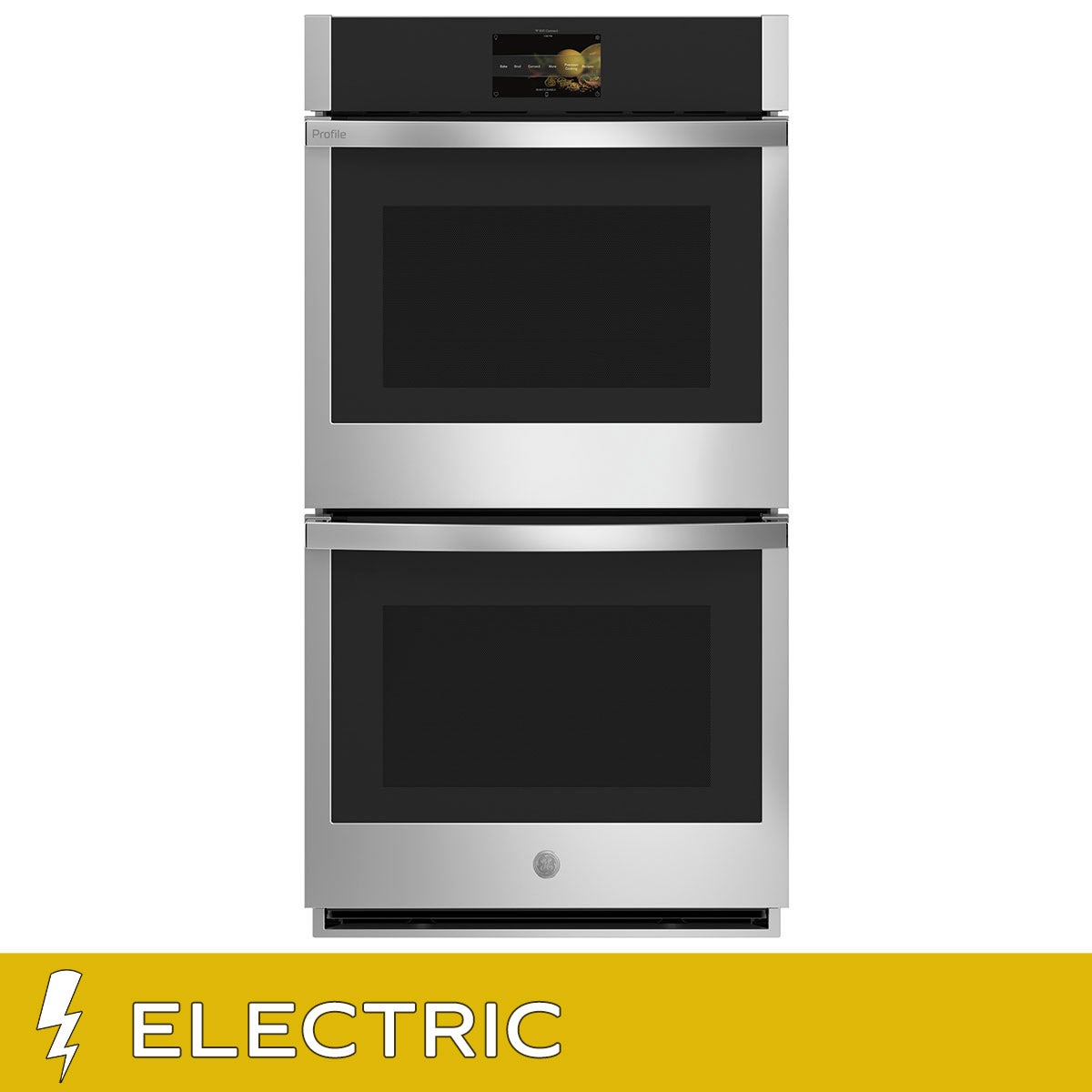 GE Profile 27" 8.6 cu. ft. Smart ELECTRIC Double Wall Oven with 2 Full Ovens, Temperature Probe