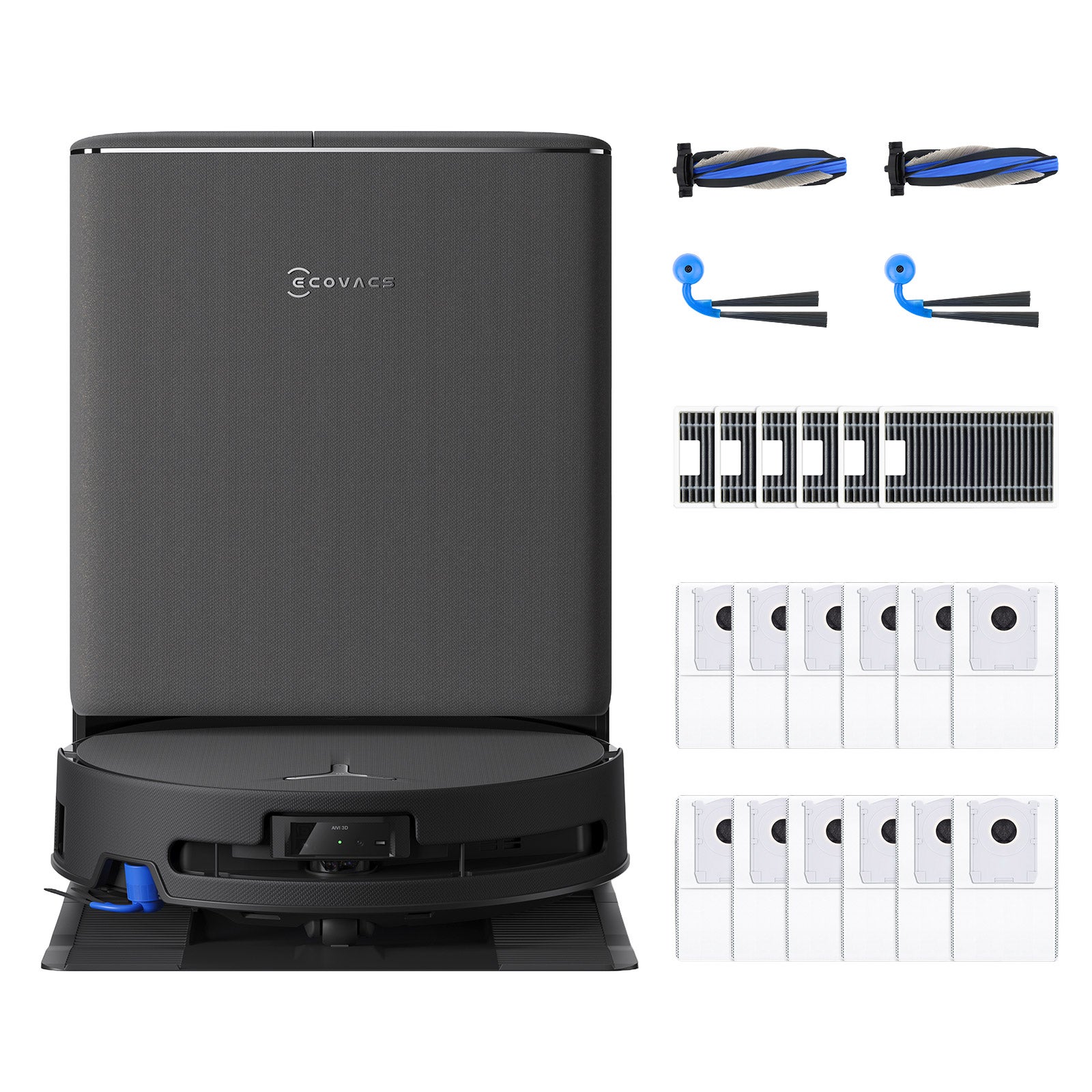 Ecovacs X9S Pro Omni Care Robot Vacuum with Instant Self-Washing Roller