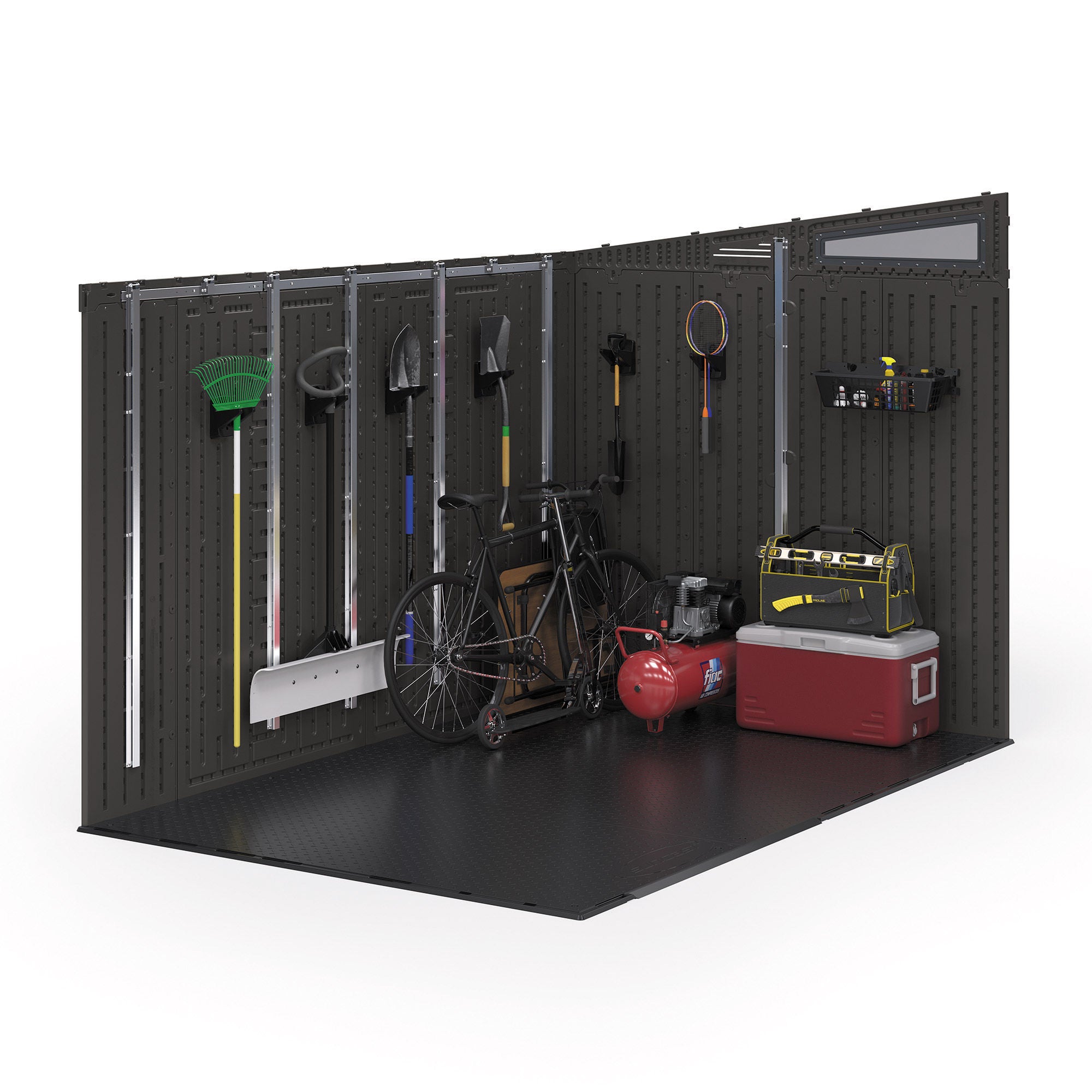 Suncast Modernist 10 ft x 7 ft. Sliding Door Storage Shed