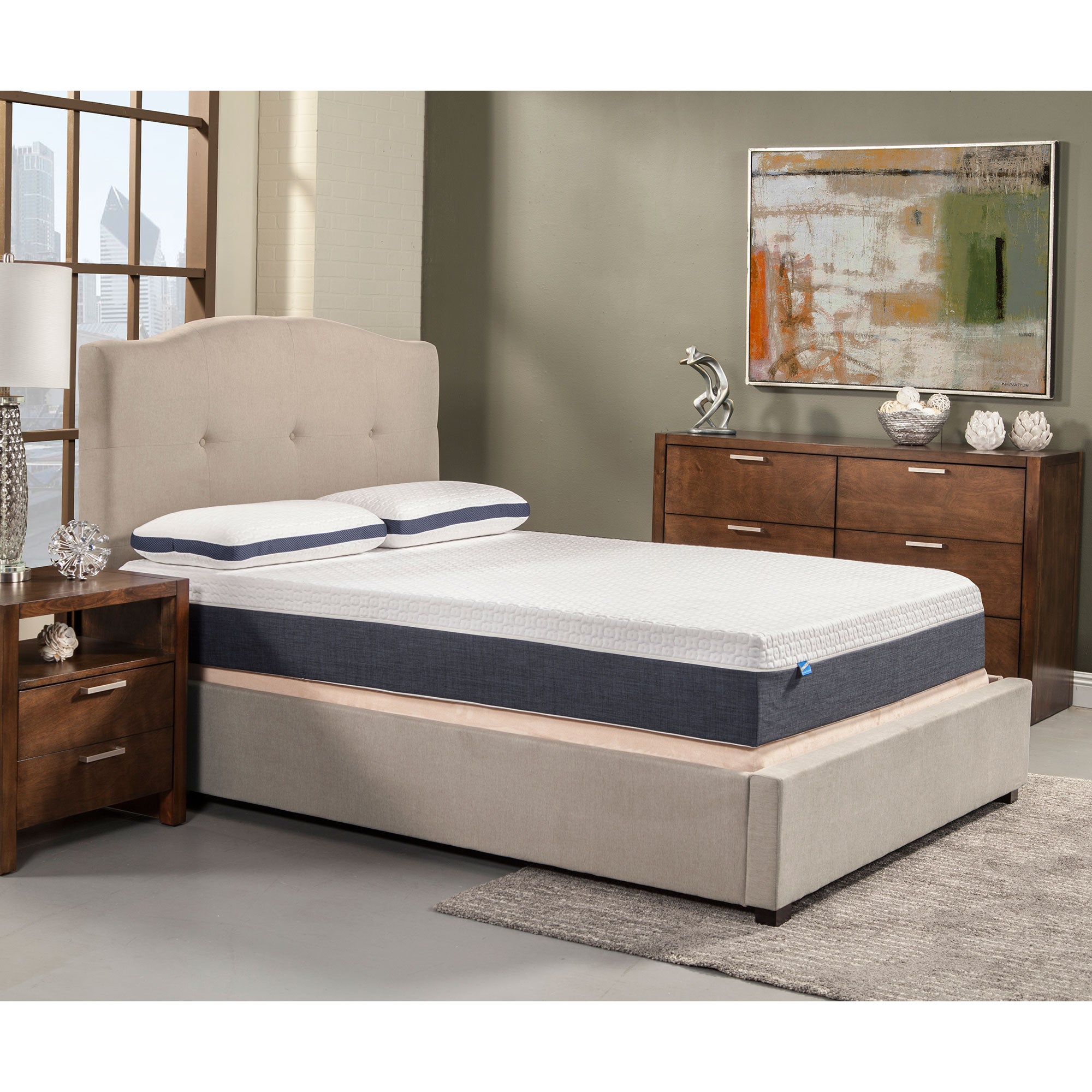 Sleep Science Active Studio 10" Plush Medium Full Memory Foam Mattress