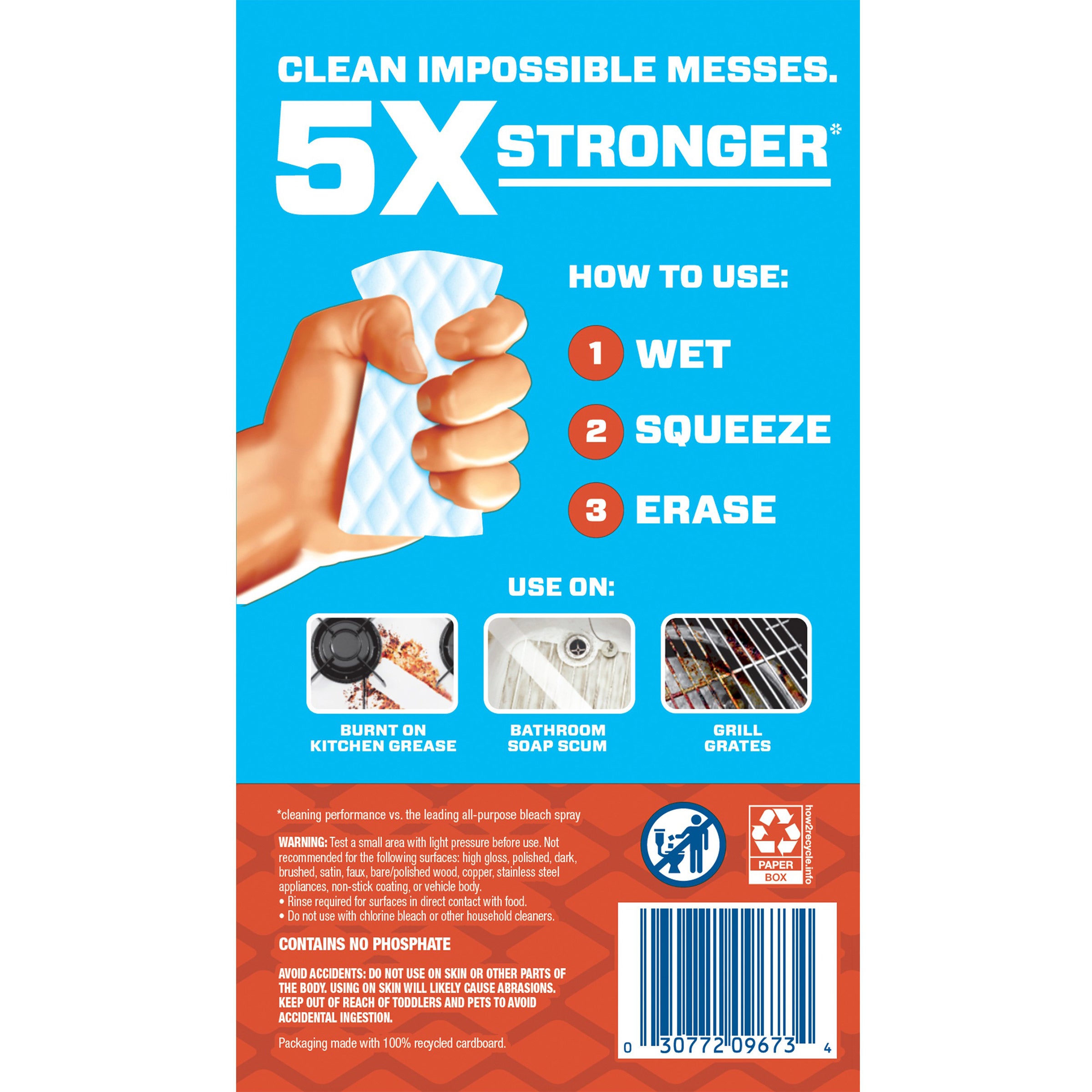 Mr. Clean Magic Eraser, Extra Durable, 15-count