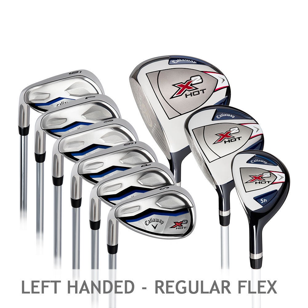 Callaway X2 HOT 9-piece Club Set, Left Handed