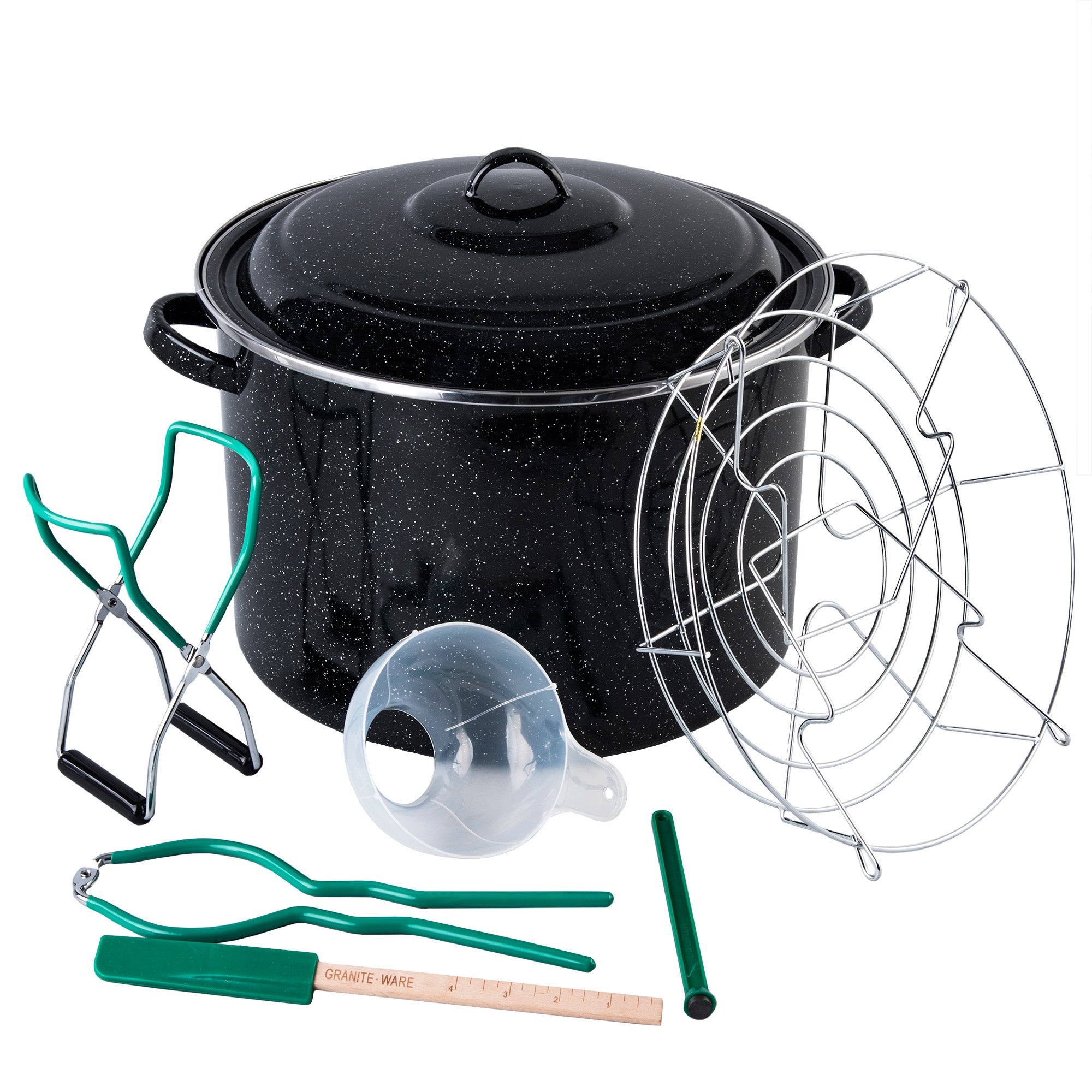 Granite Ware 21 Quart Canner 8-piece Set
