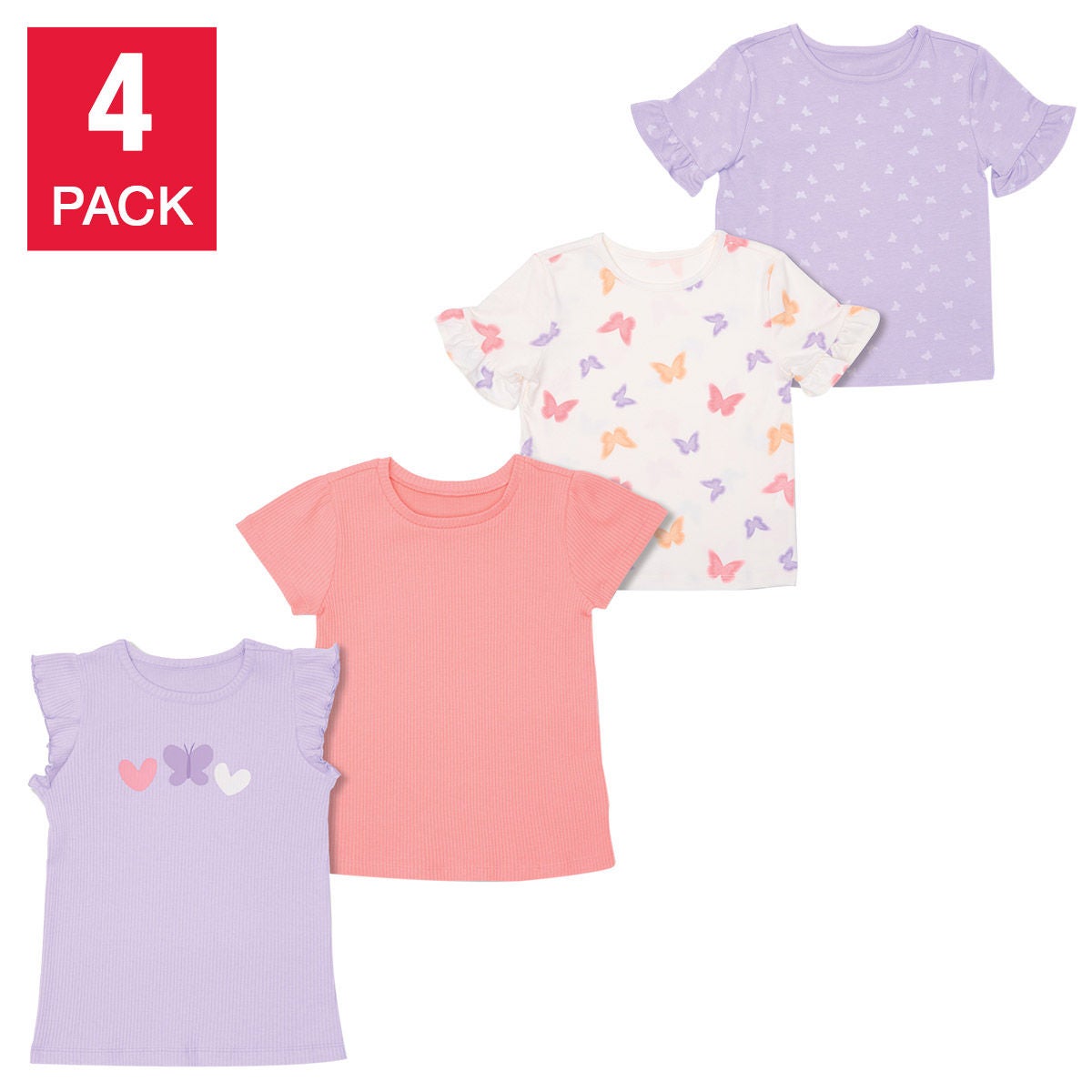Pekkle Kids' 4-pack Tee
