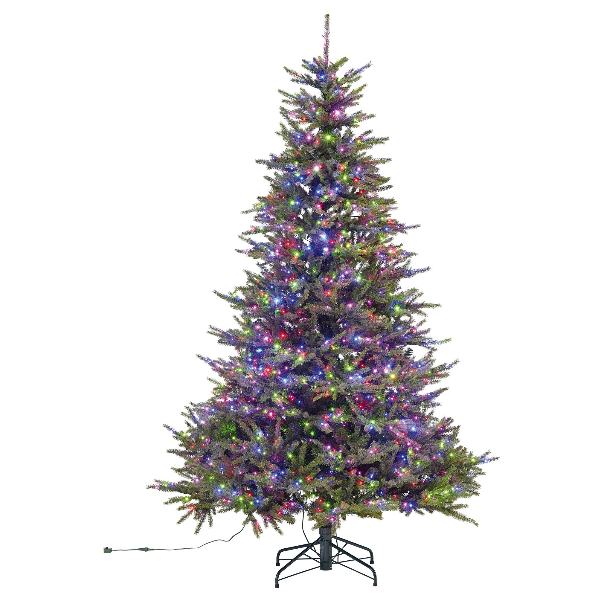 7.5' Pre-Lit European Micro LED with Twinkle Artificial Christmas Tree