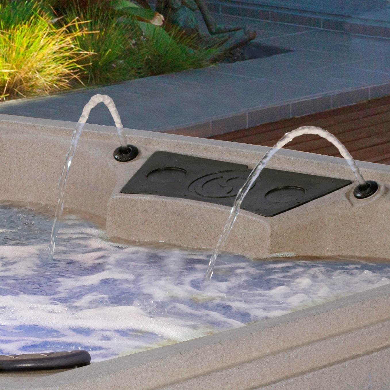 Evolution by Strong Spas Rockport 27-jet, 6 or 7-person Rotomolded Spa, Plug-n-Play