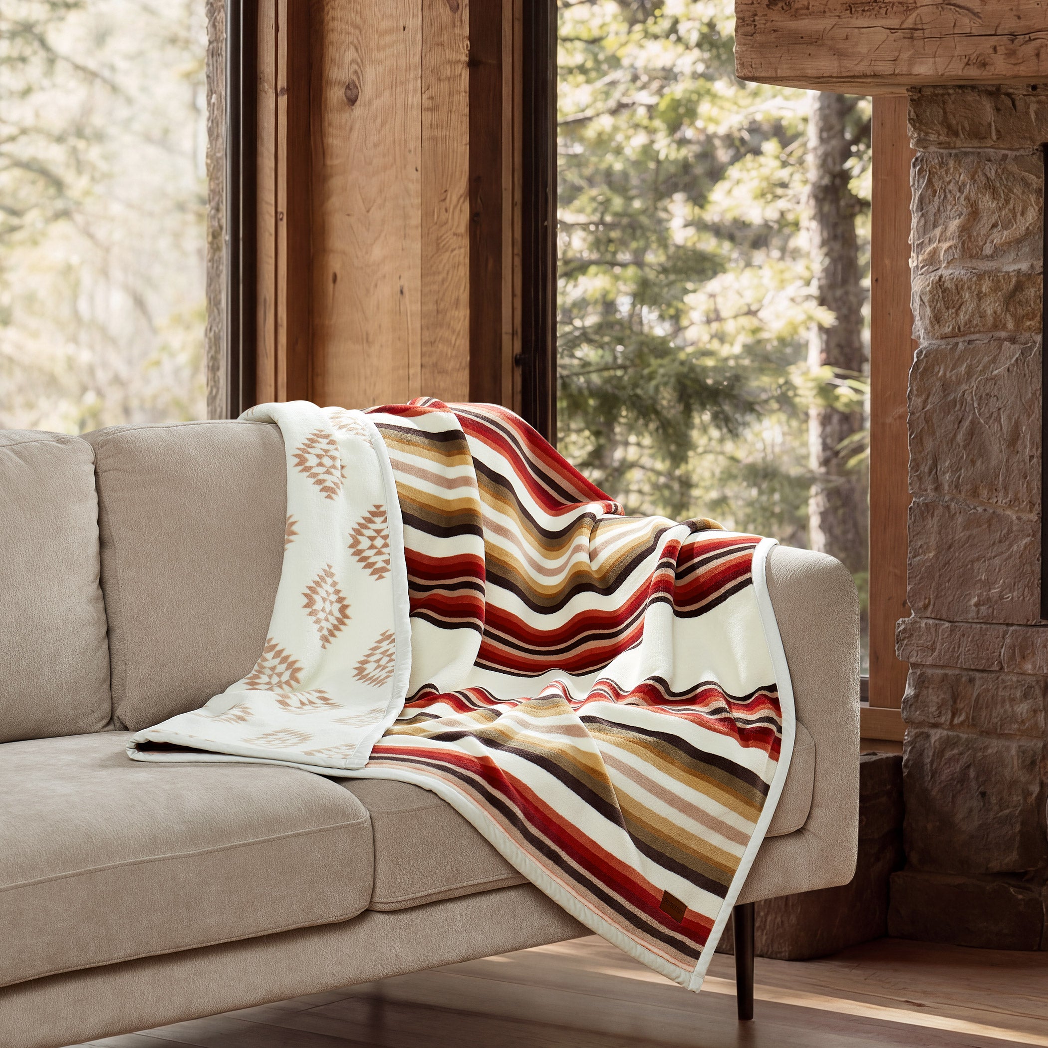 Pendleton Reversible Plush Throw