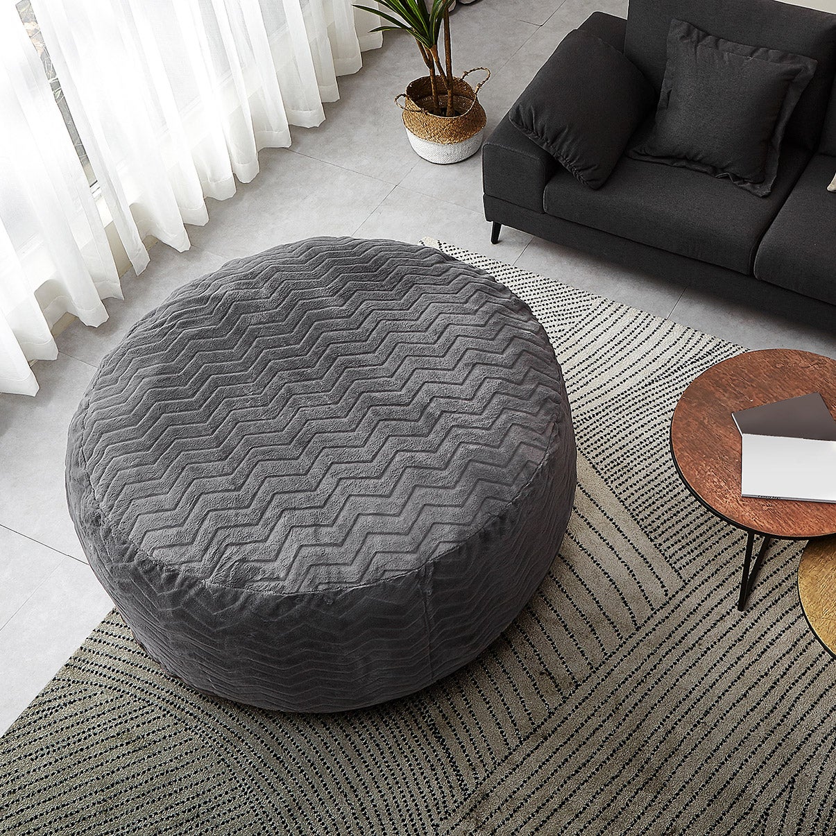 Lounge & Co Chevron Jumbo Lounger
