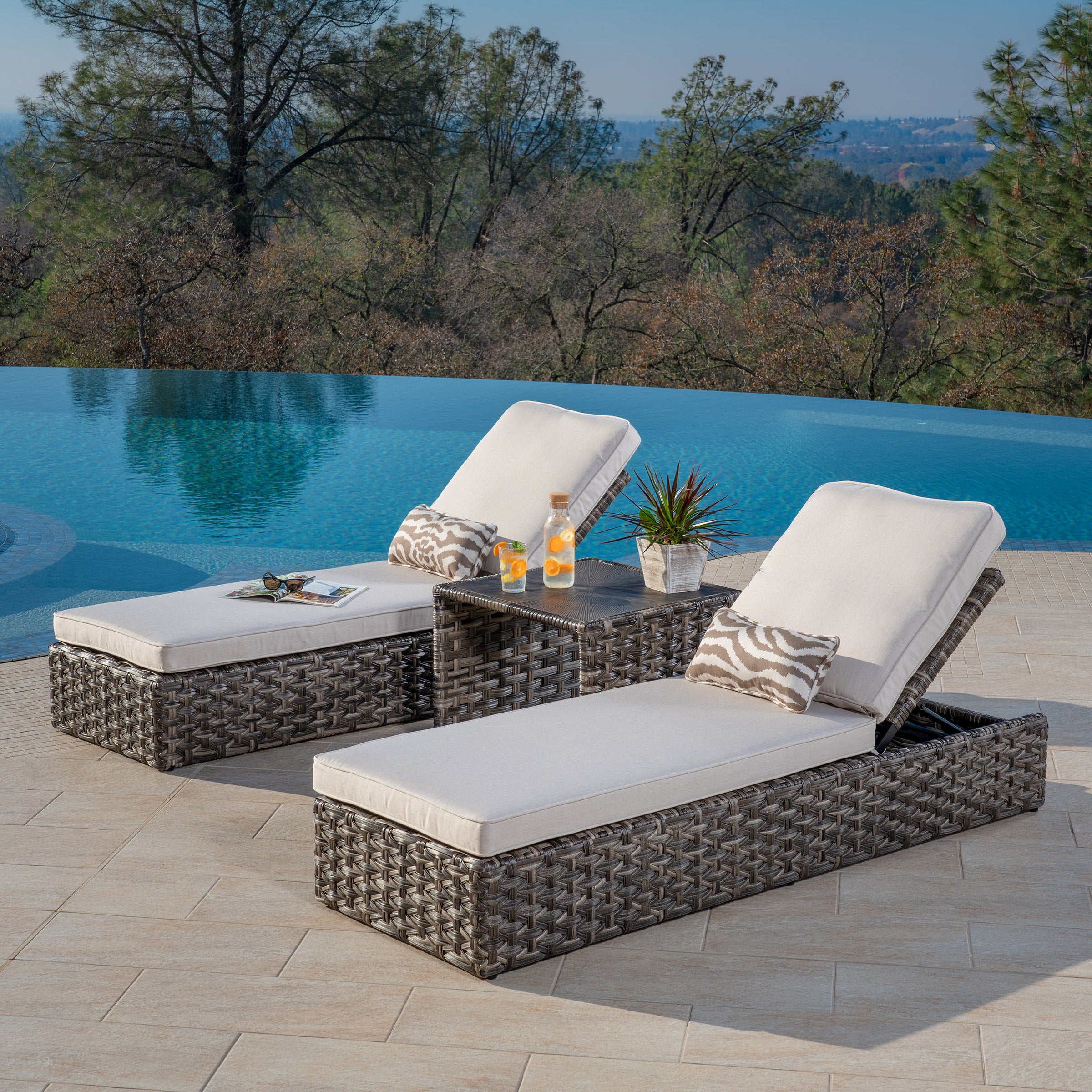 Terra Mar 3-piece Chaise Set