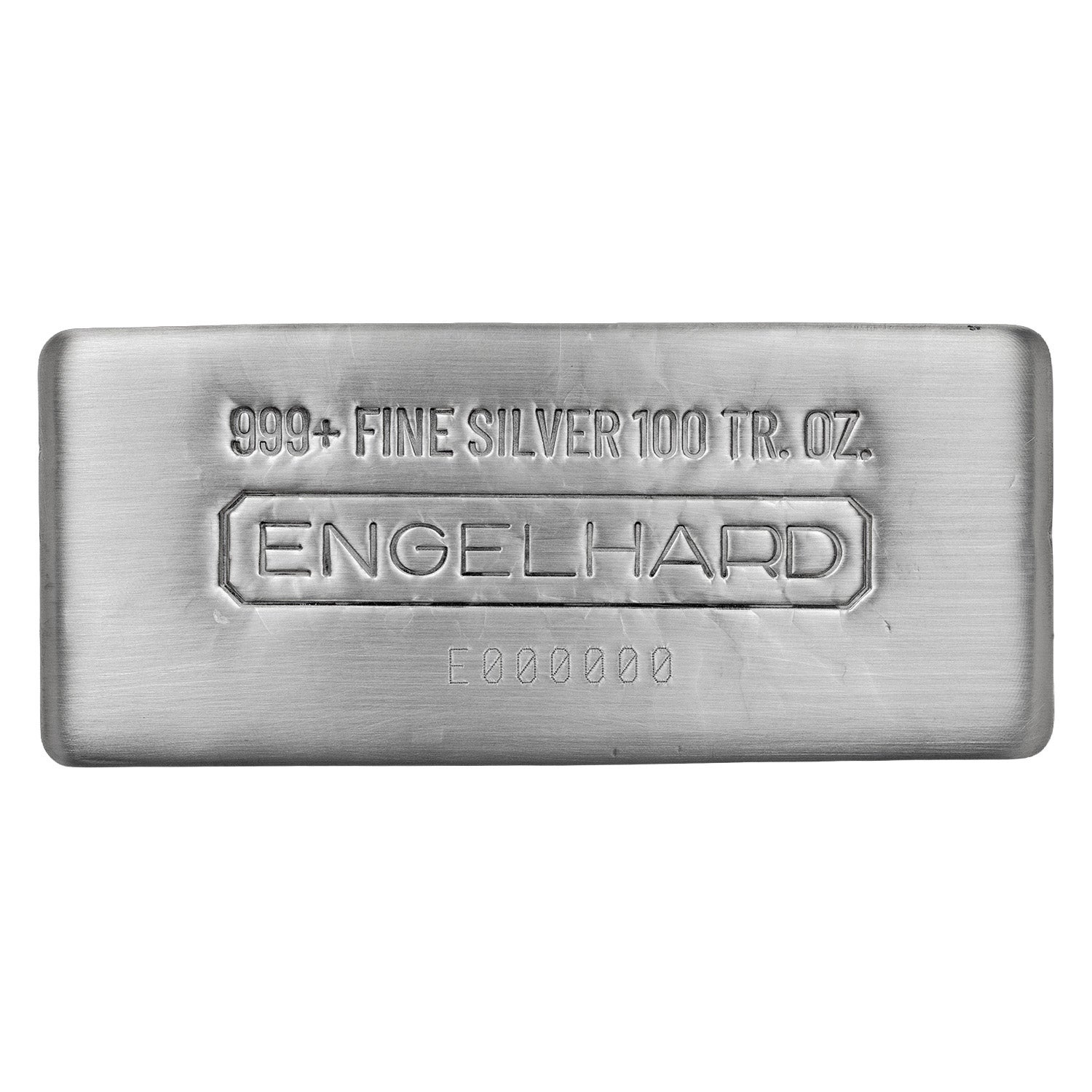 100 oz Engelhard Cast Silver Bar