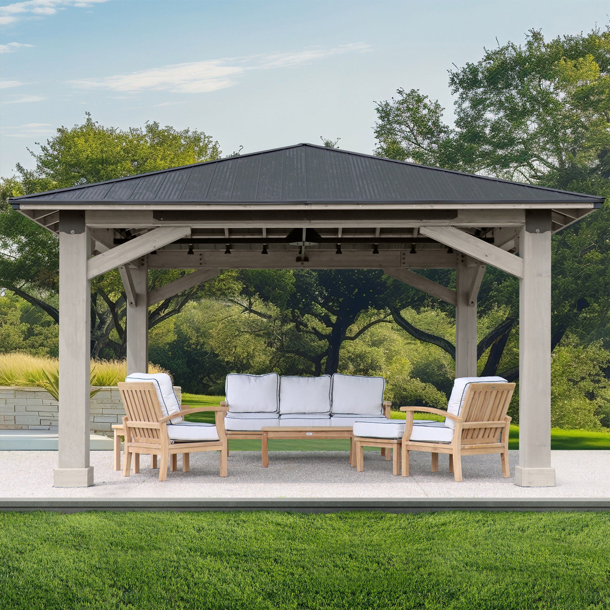 Yardistry 16'X16' Timber Frame Gazebo